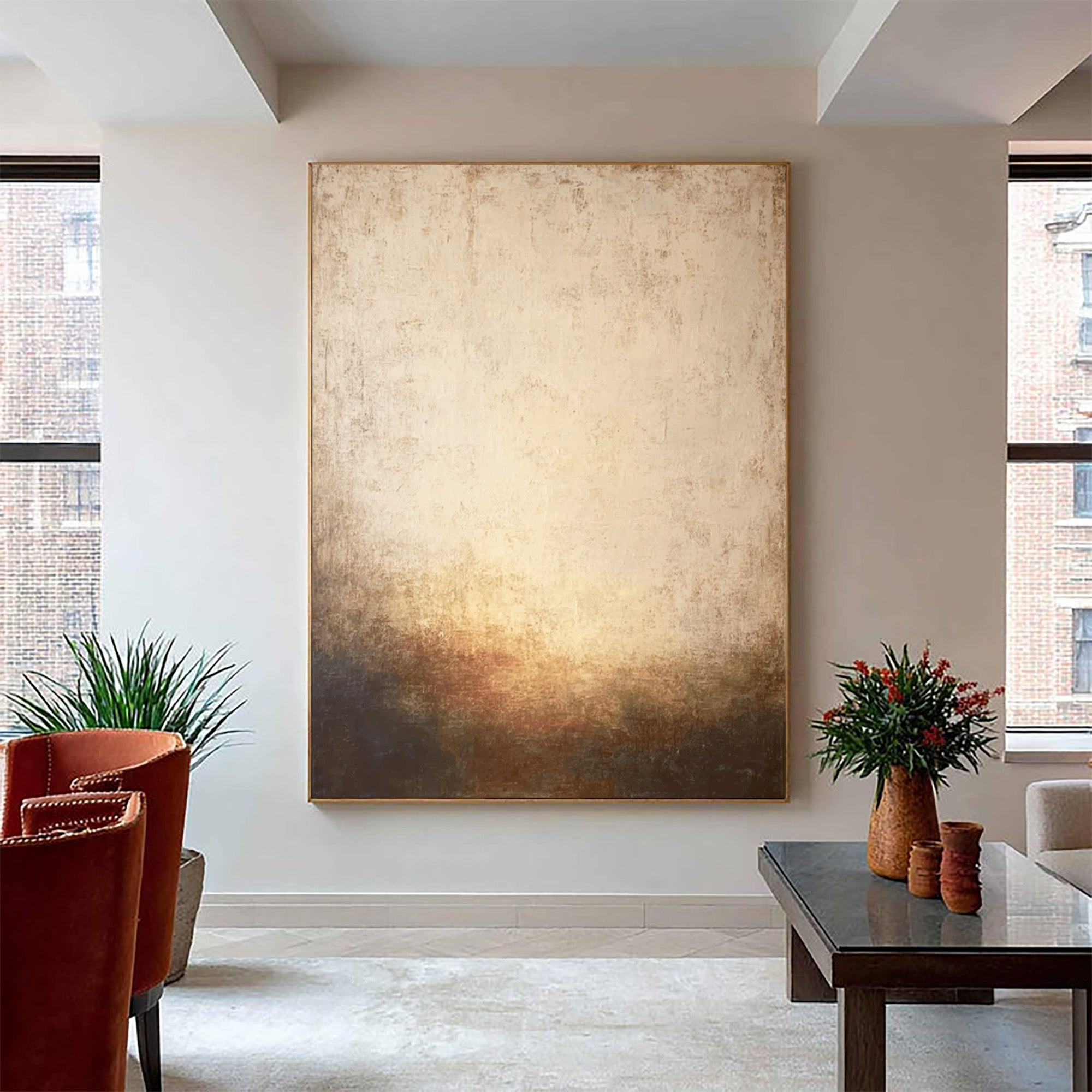 Minimalist Beige Art