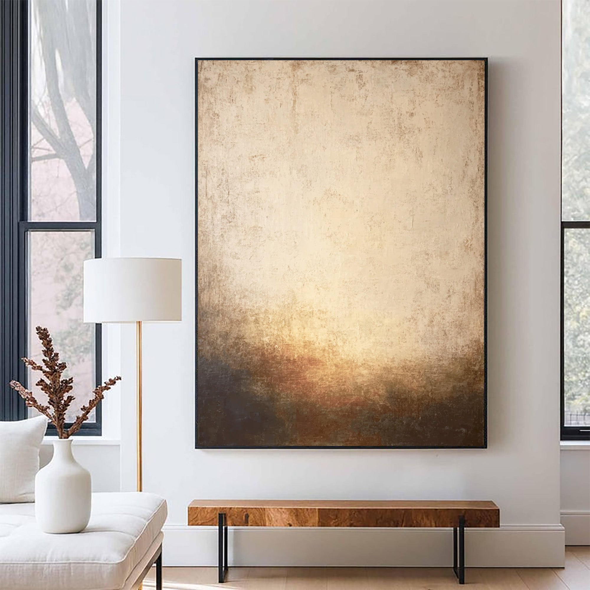 Minimalist Beige Art