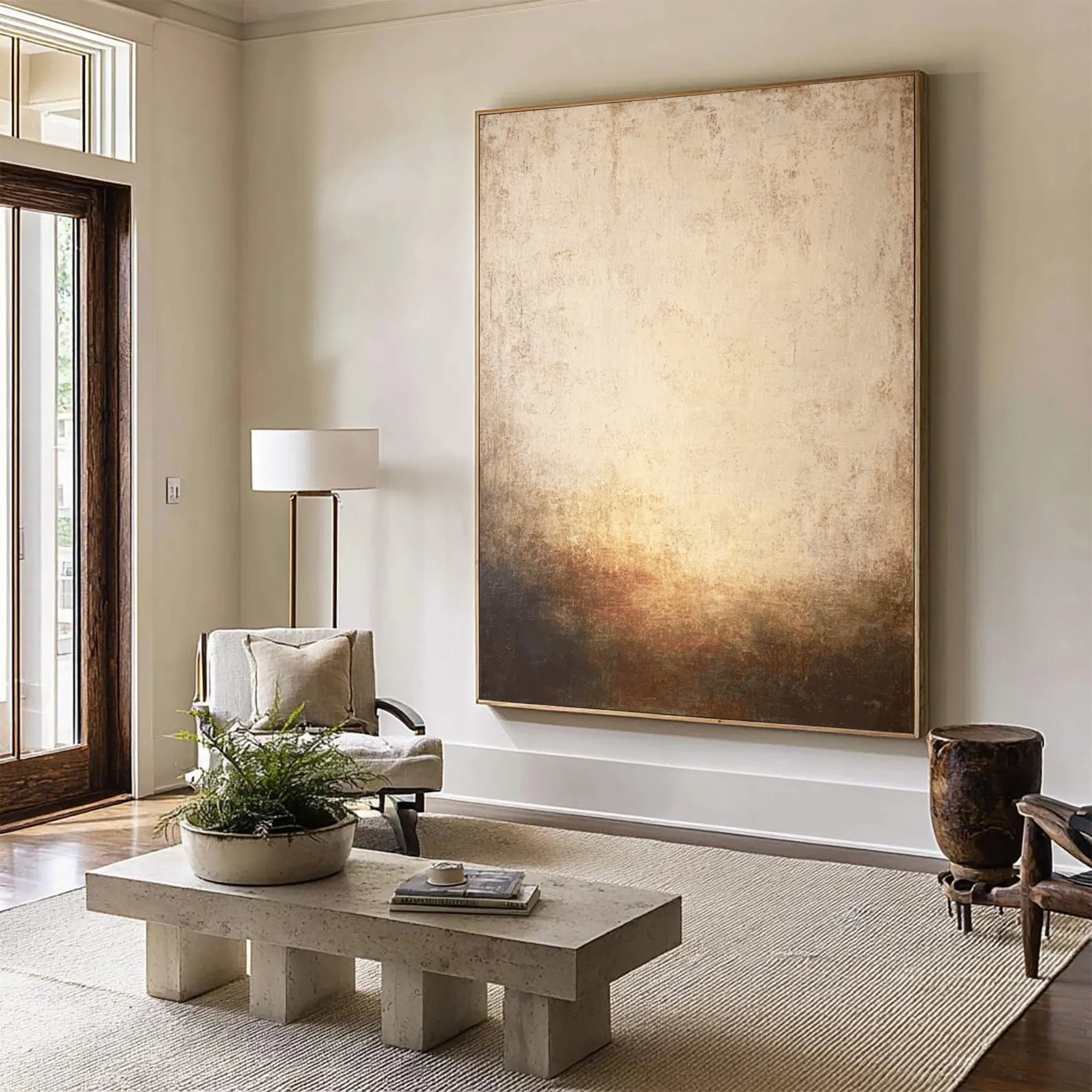 Minimalist Beige Art