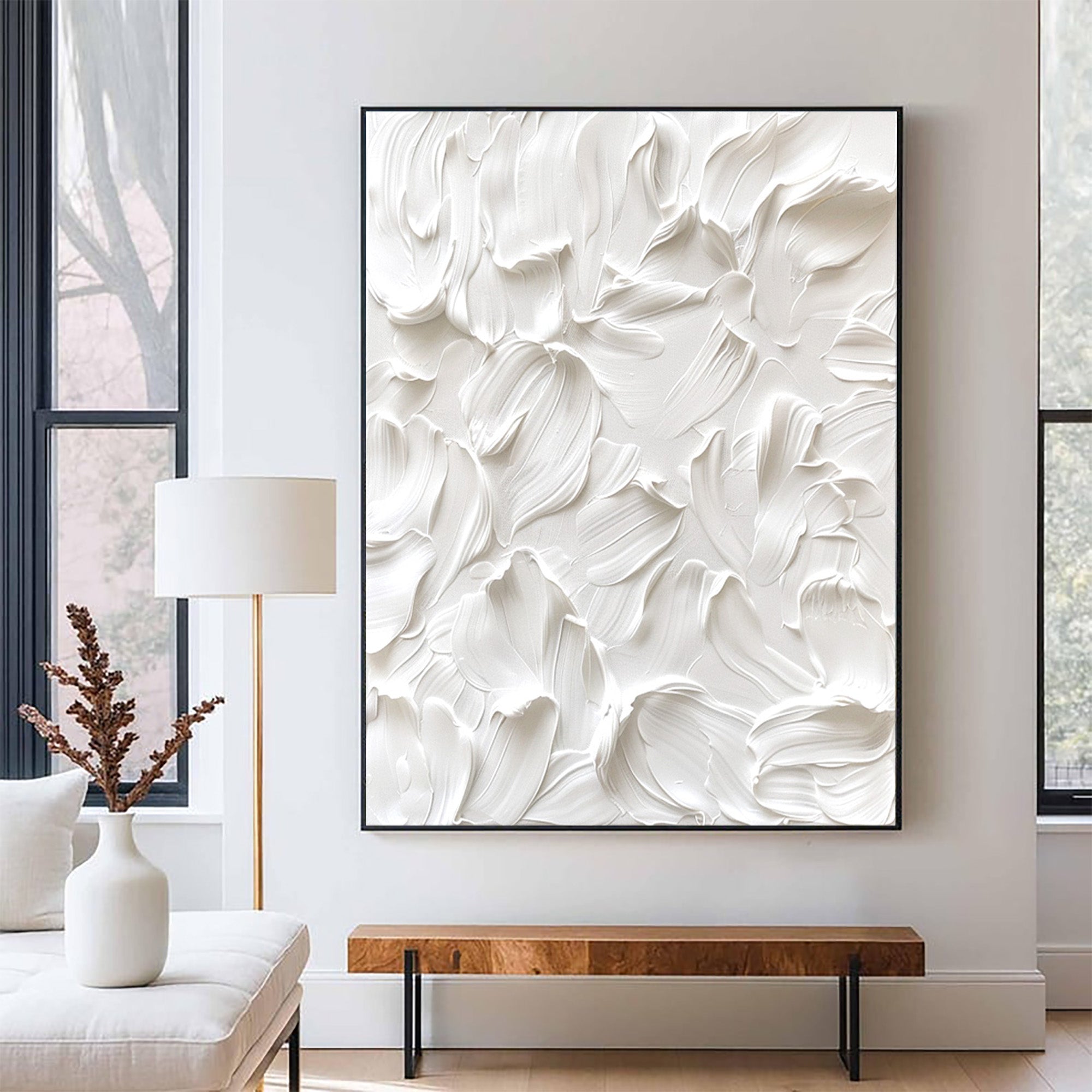 White 3D Art--#A01