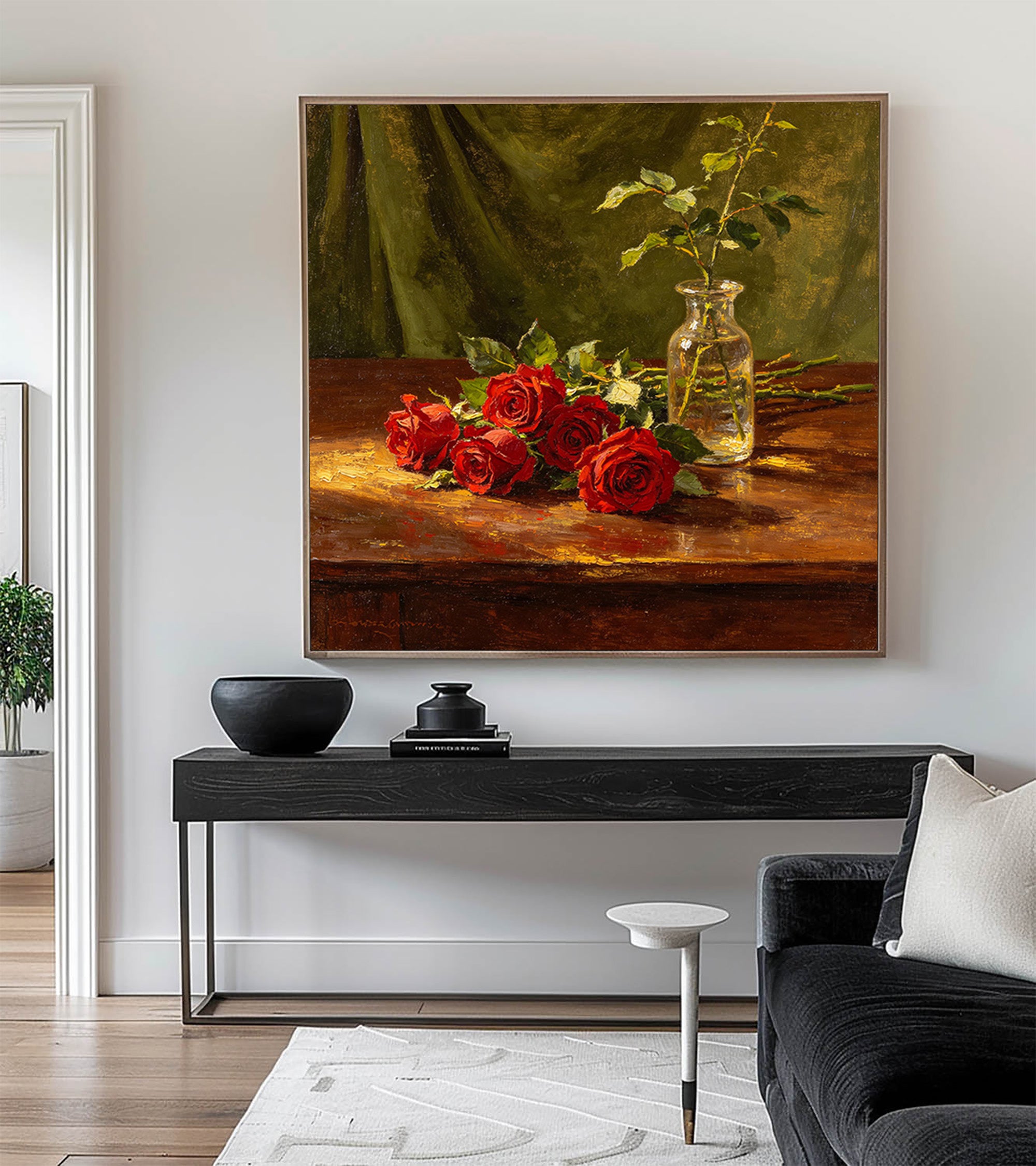 Rose Still Life Painting