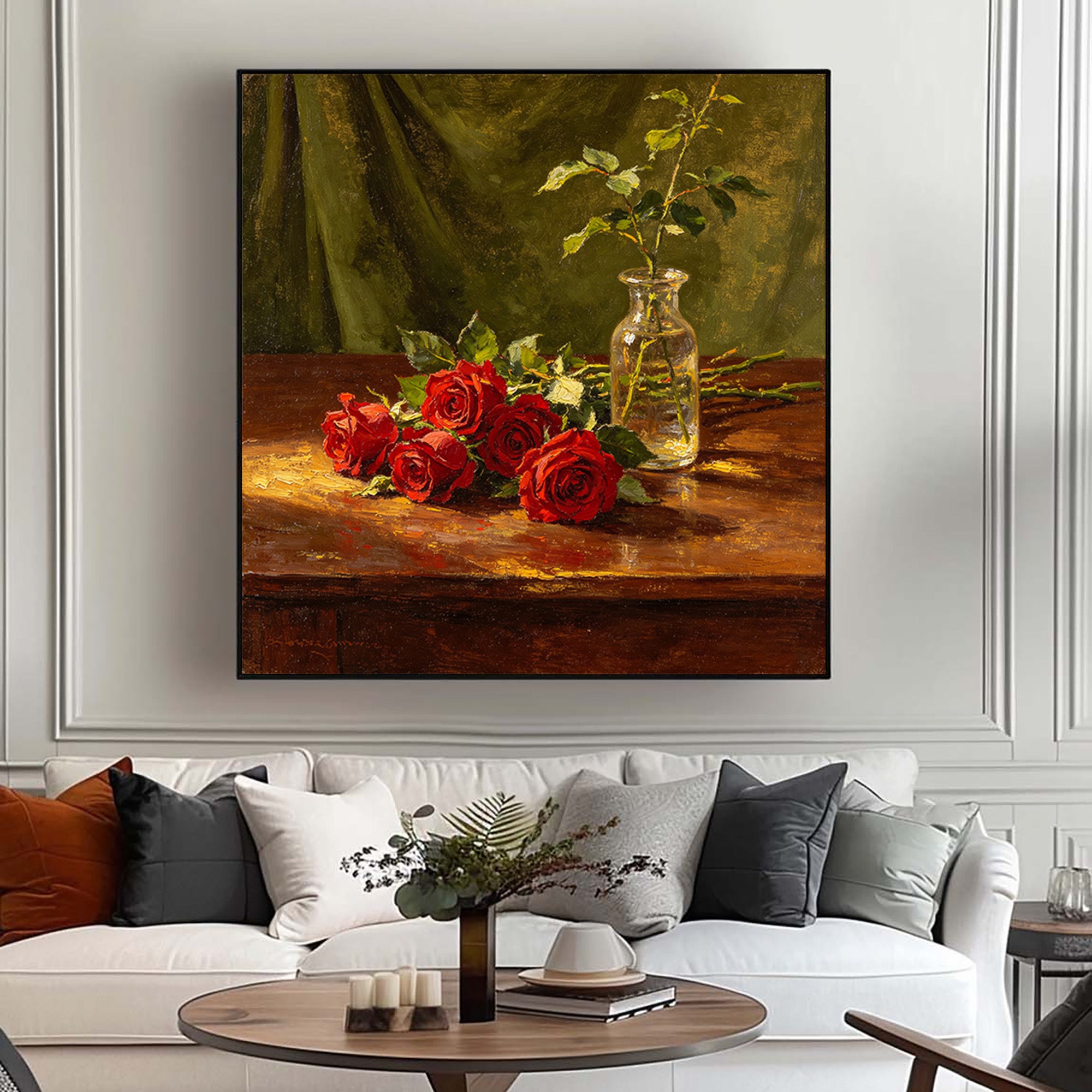 Rose Still Life Painting
