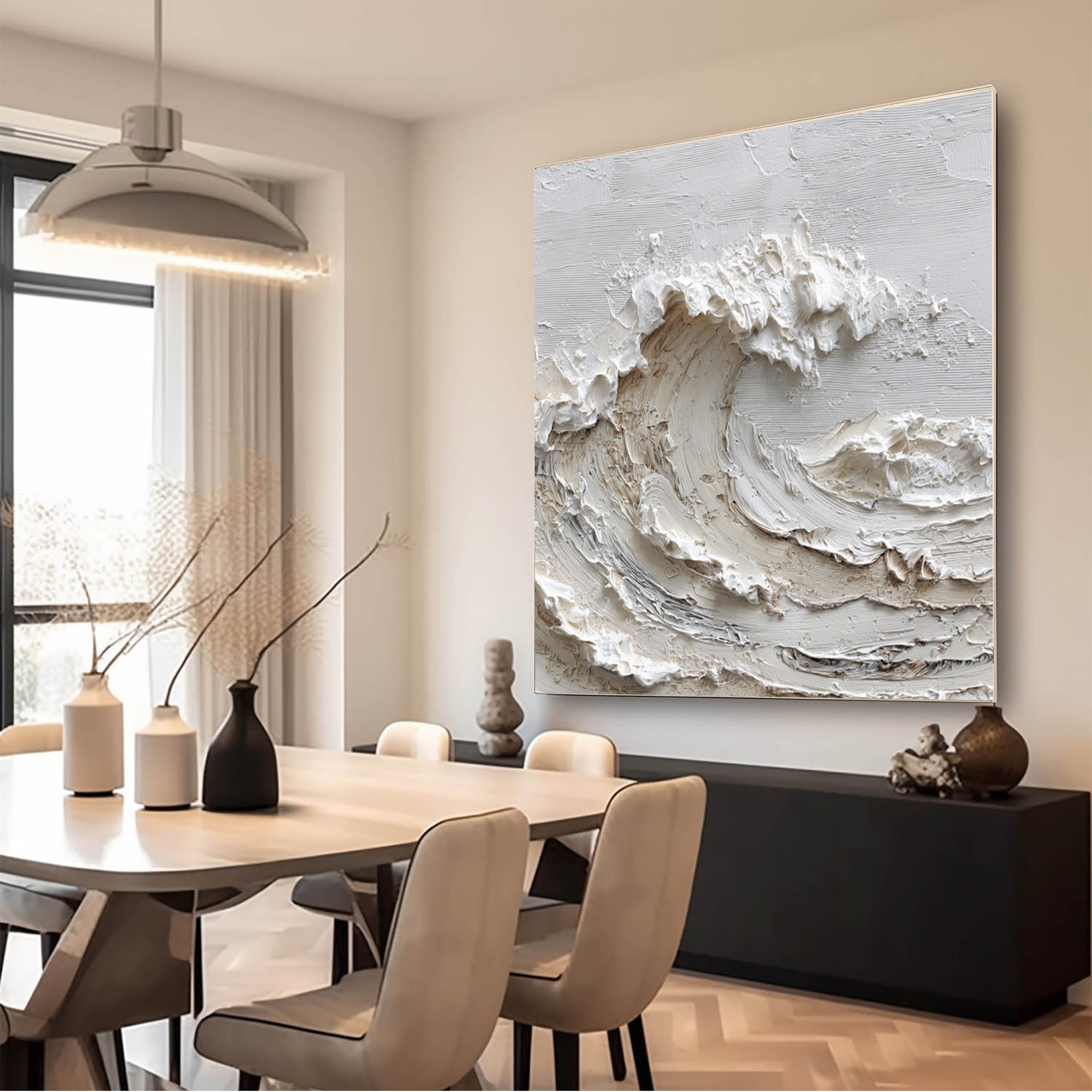 3D Ocean Waves Art