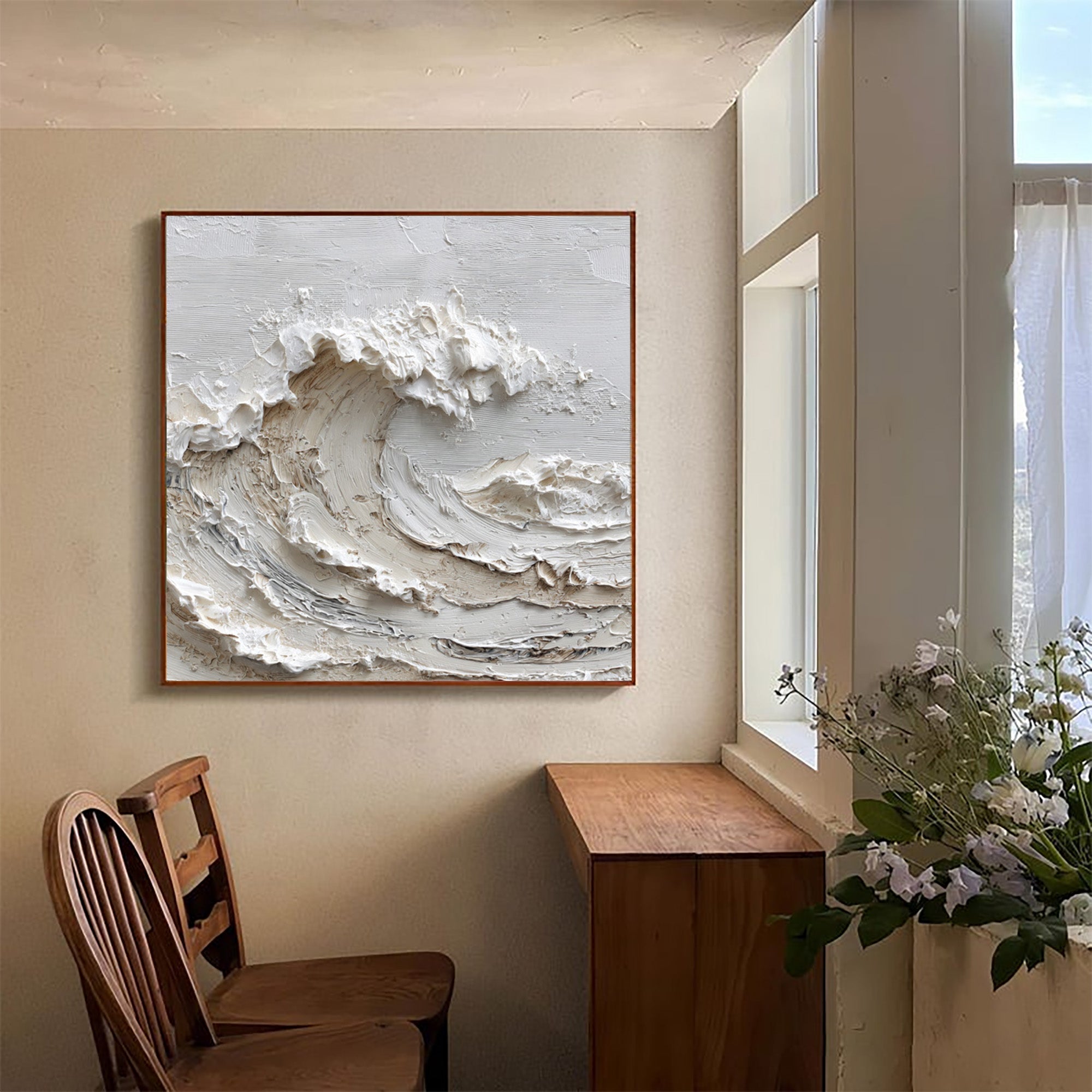 3D Ocean Waves Art