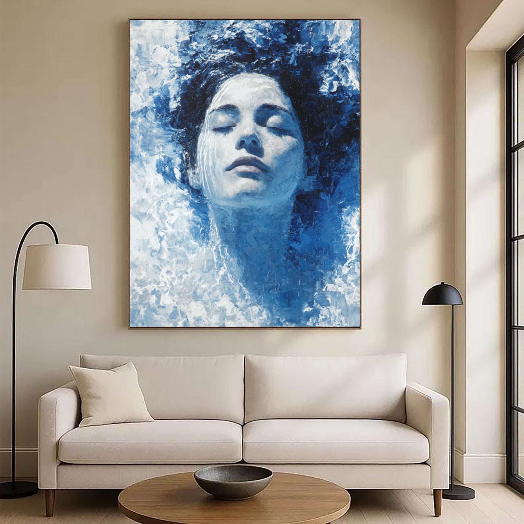 Swimming Women Art--P001