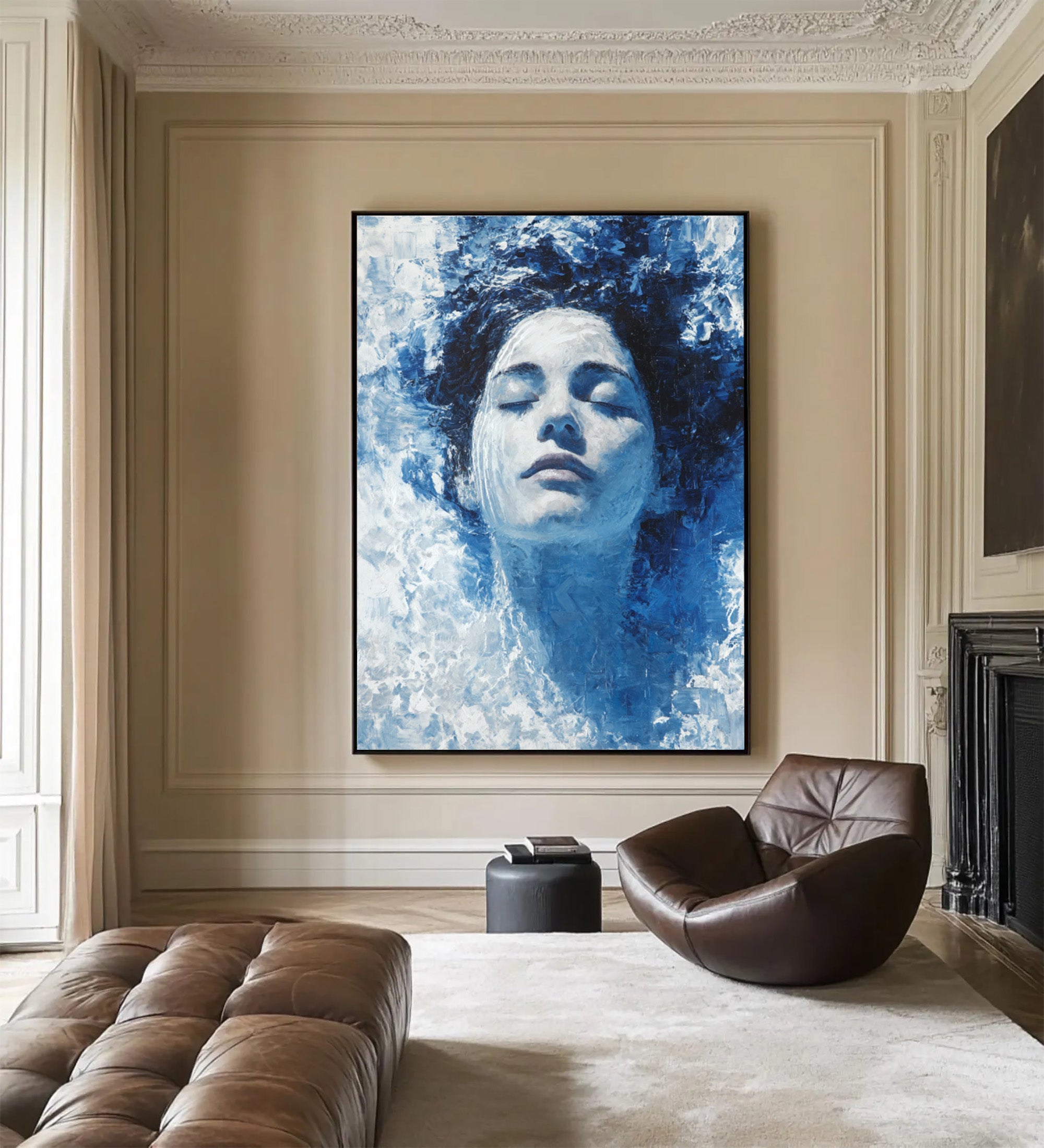 Swimming Women Art--P001