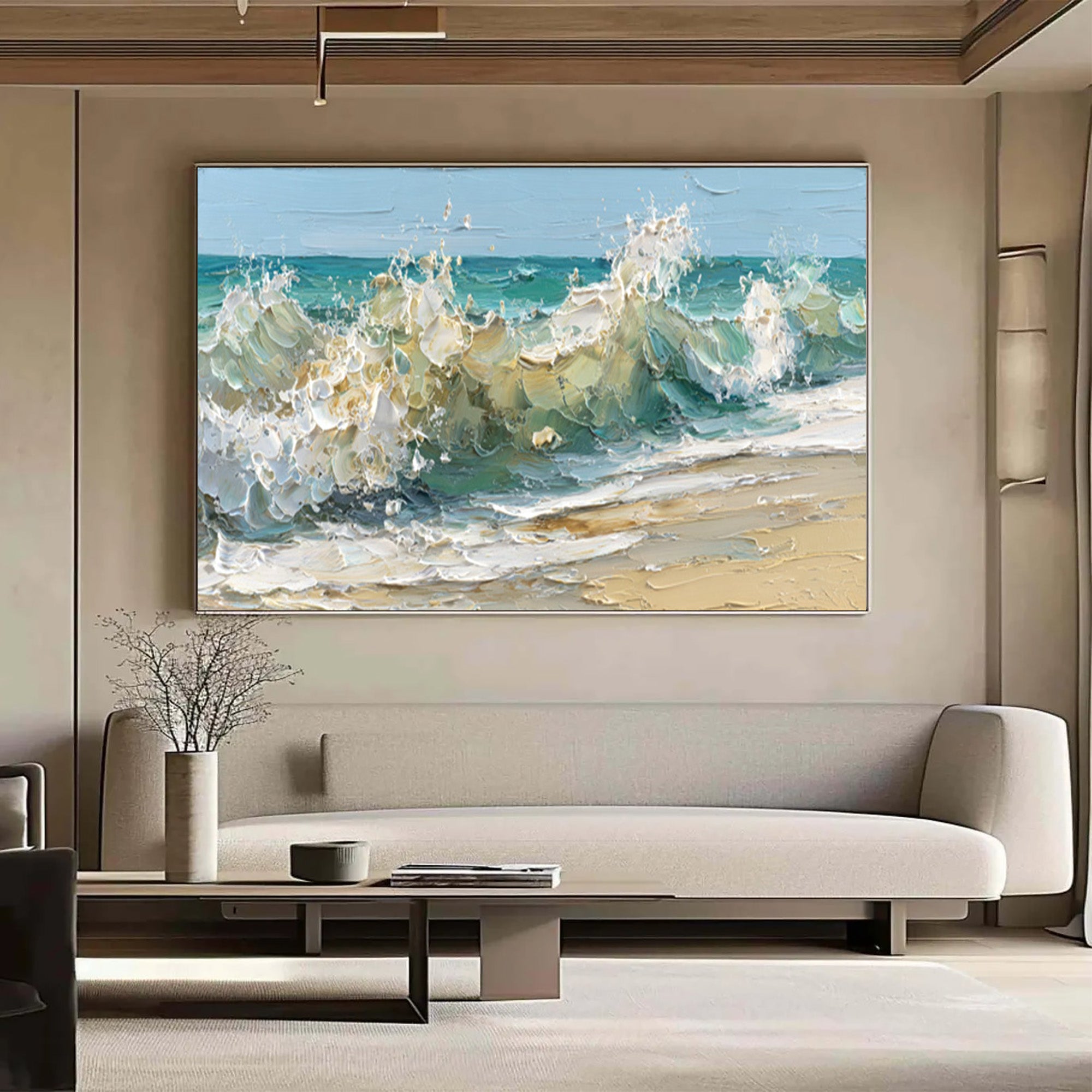 Ocean Waves Art-D004