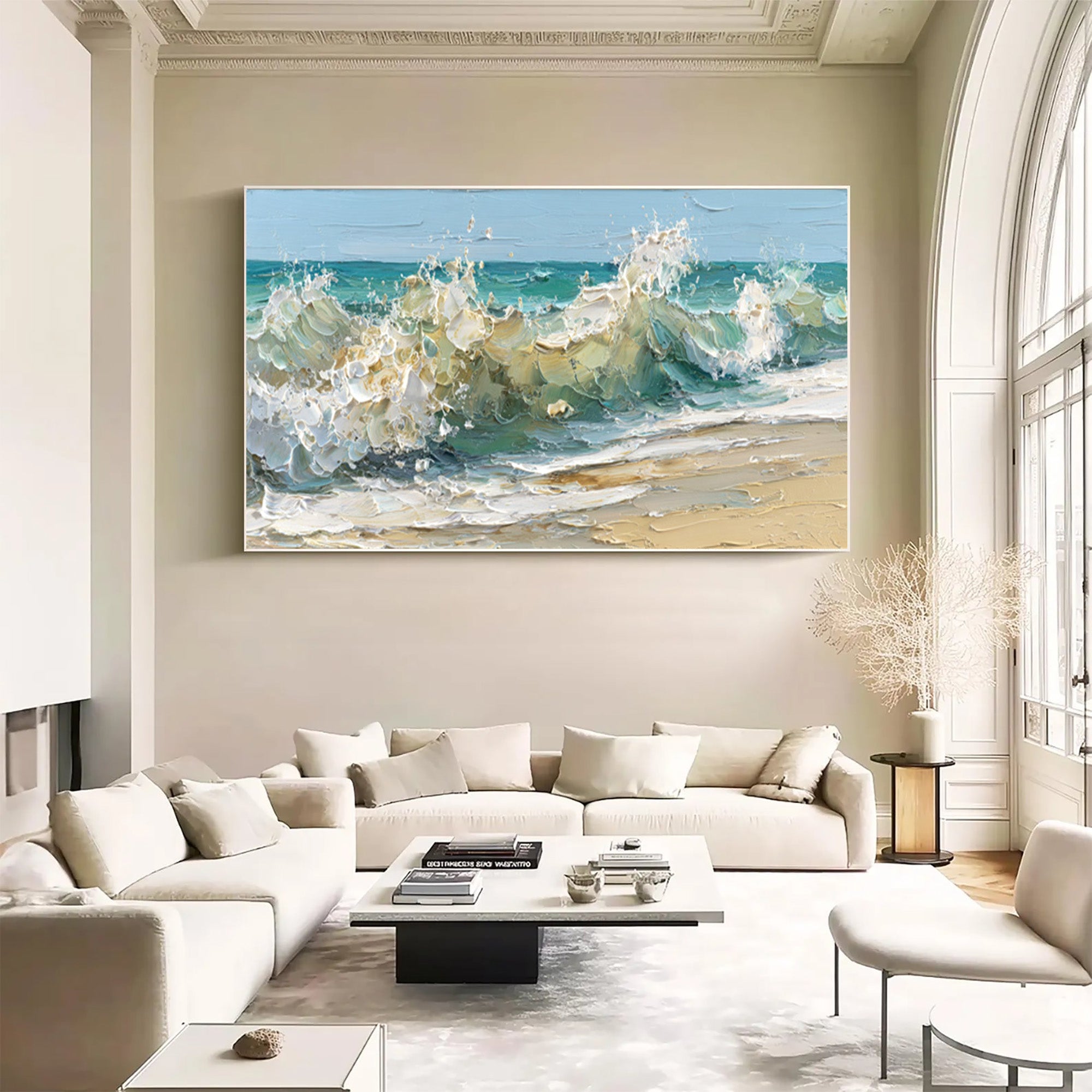 Ocean Waves Art-D004