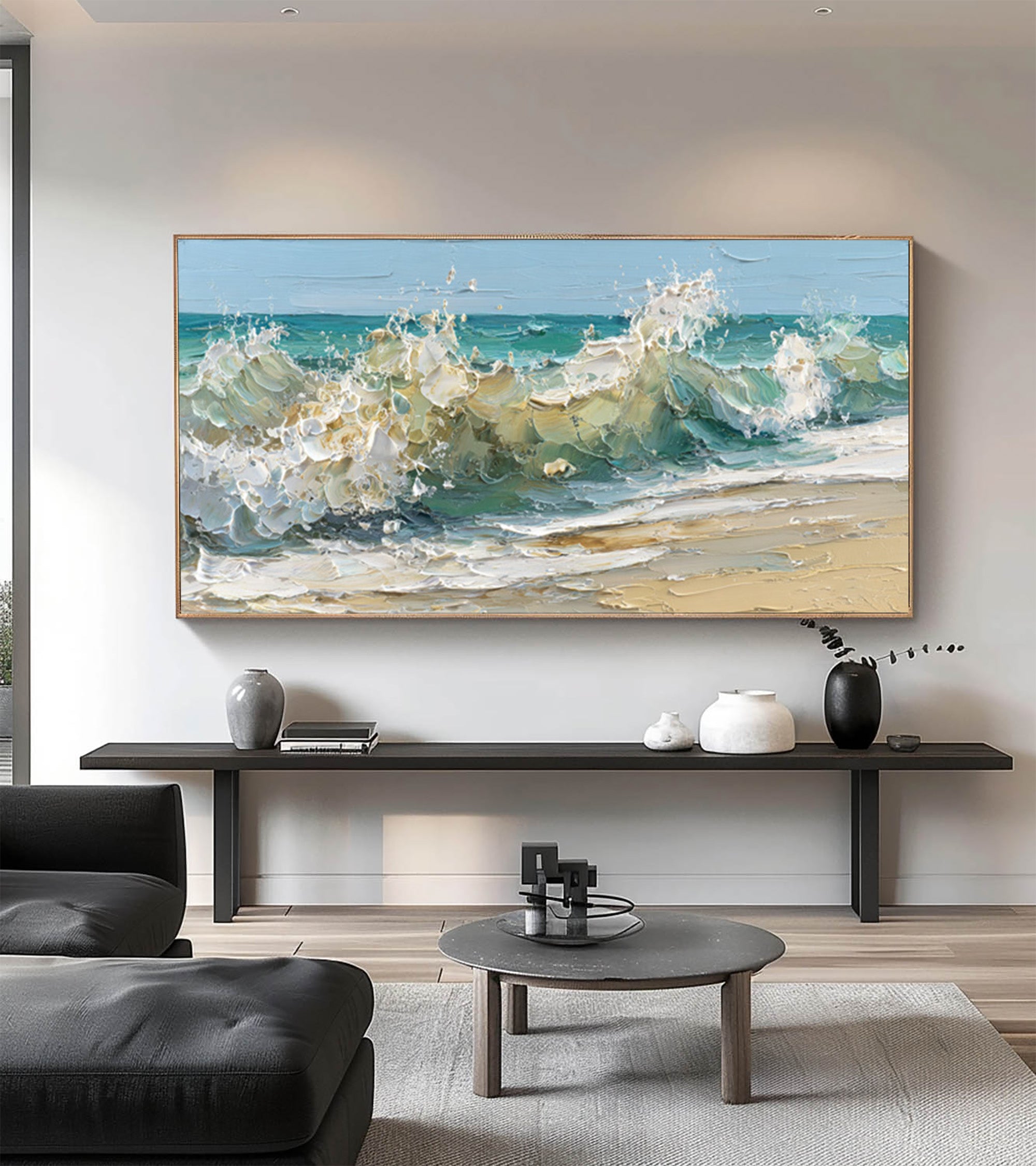 Ocean Waves Art-D004
