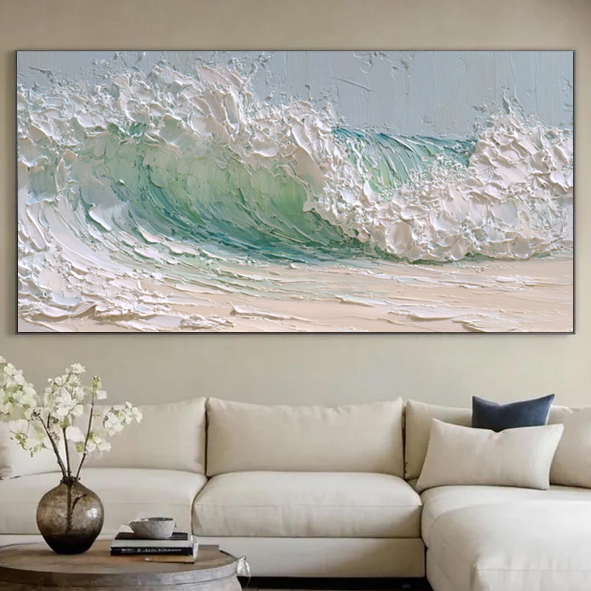 Ocean Waves Art-D006