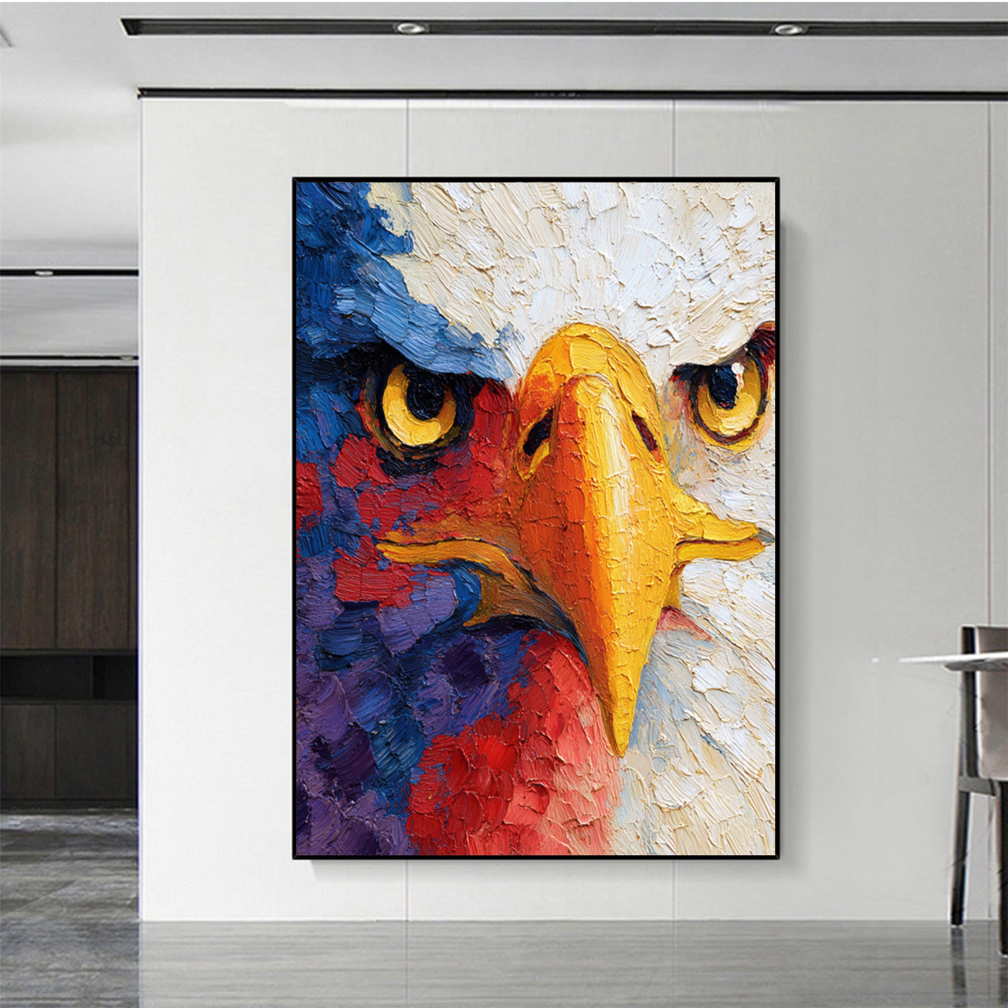 Eagle Oil Painting--#G09