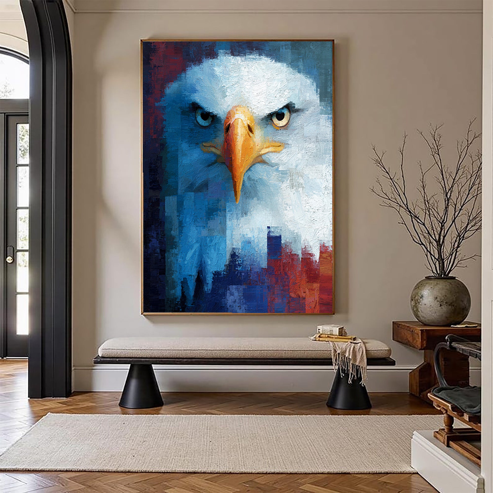 Eagle Oil Painting--#G10