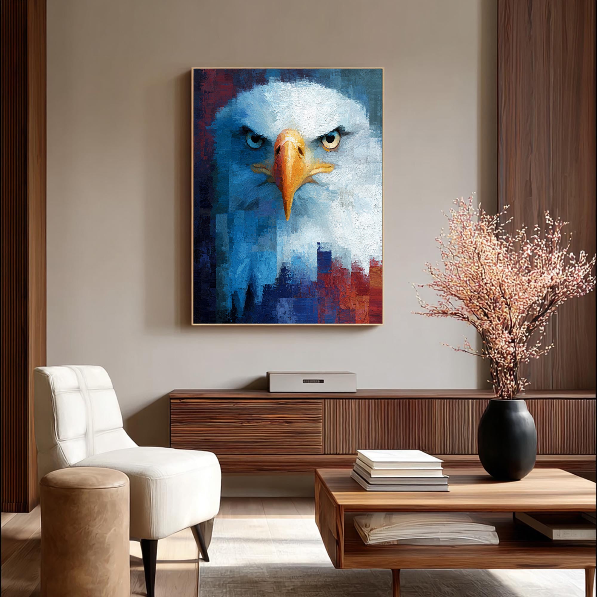 Eagle Oil Painting--#G10