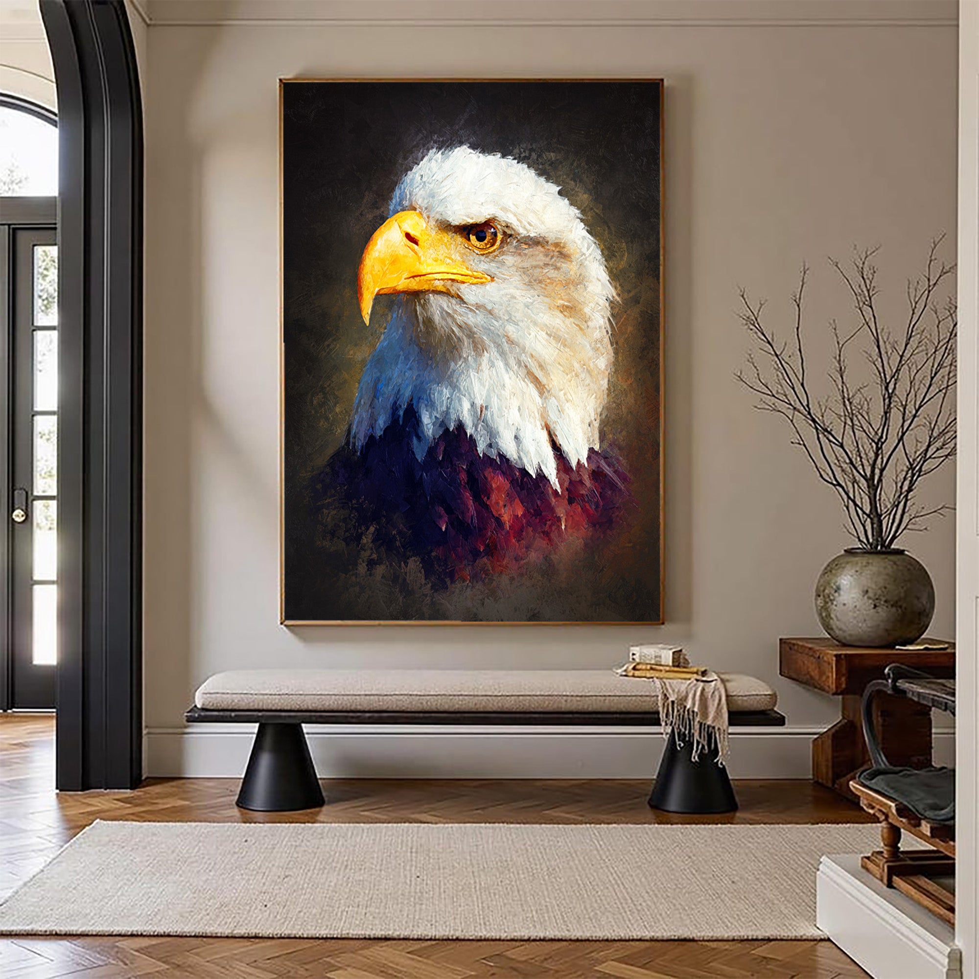 Eagle Oil Painting--#G11