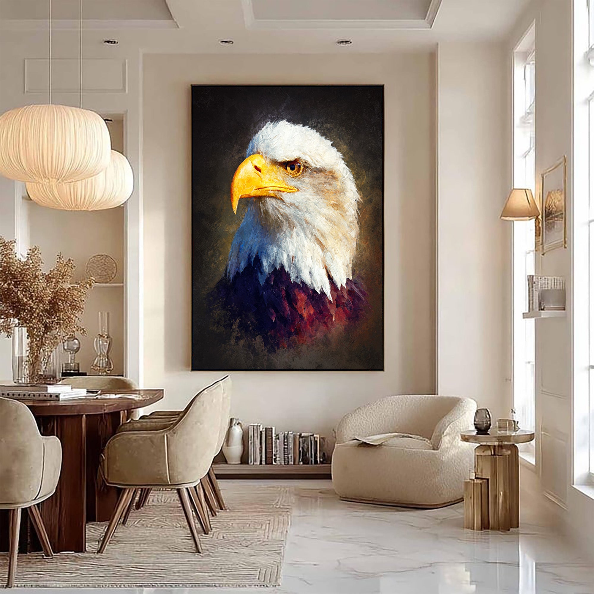 Eagle Oil Painting--#G11