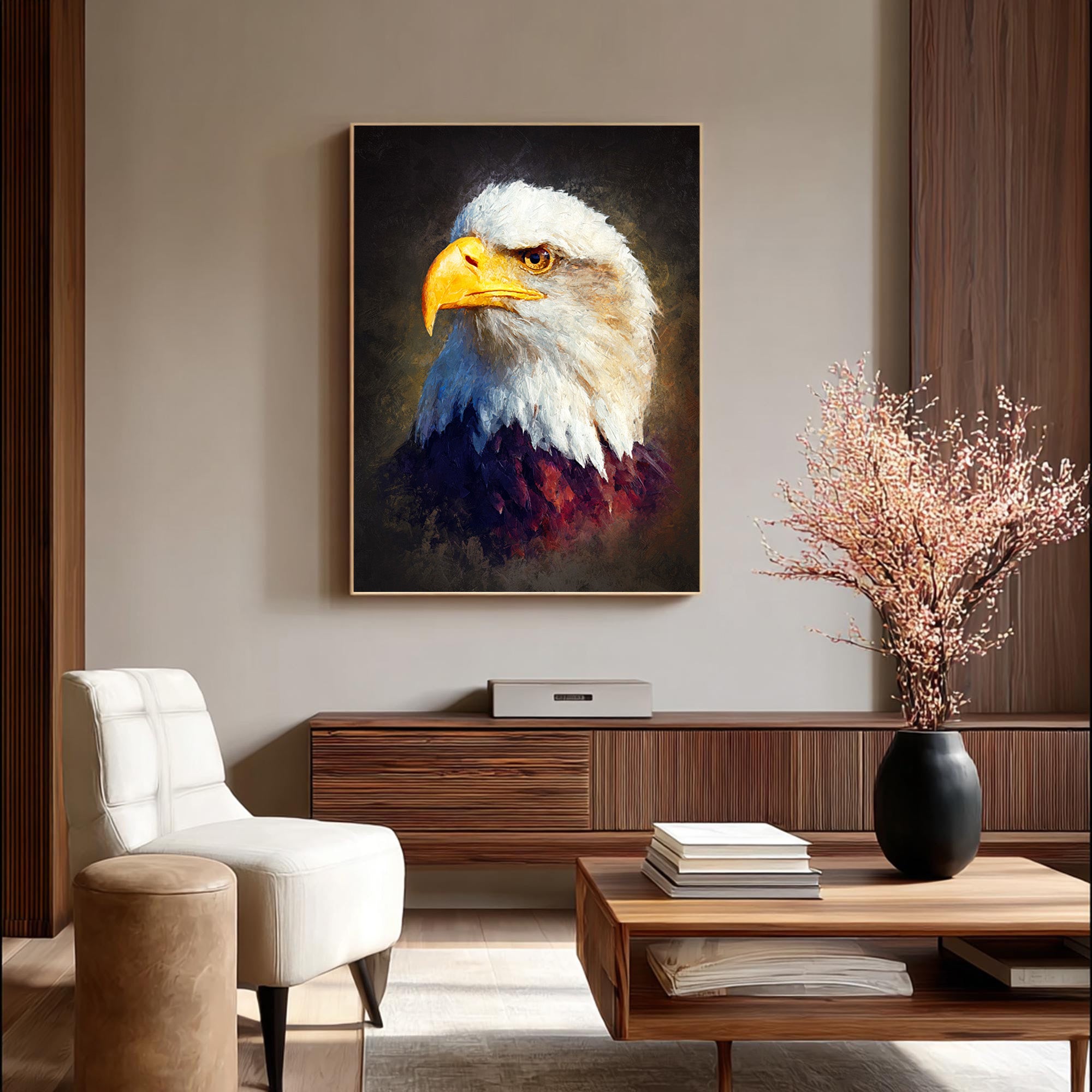 Eagle Oil Painting--#G11