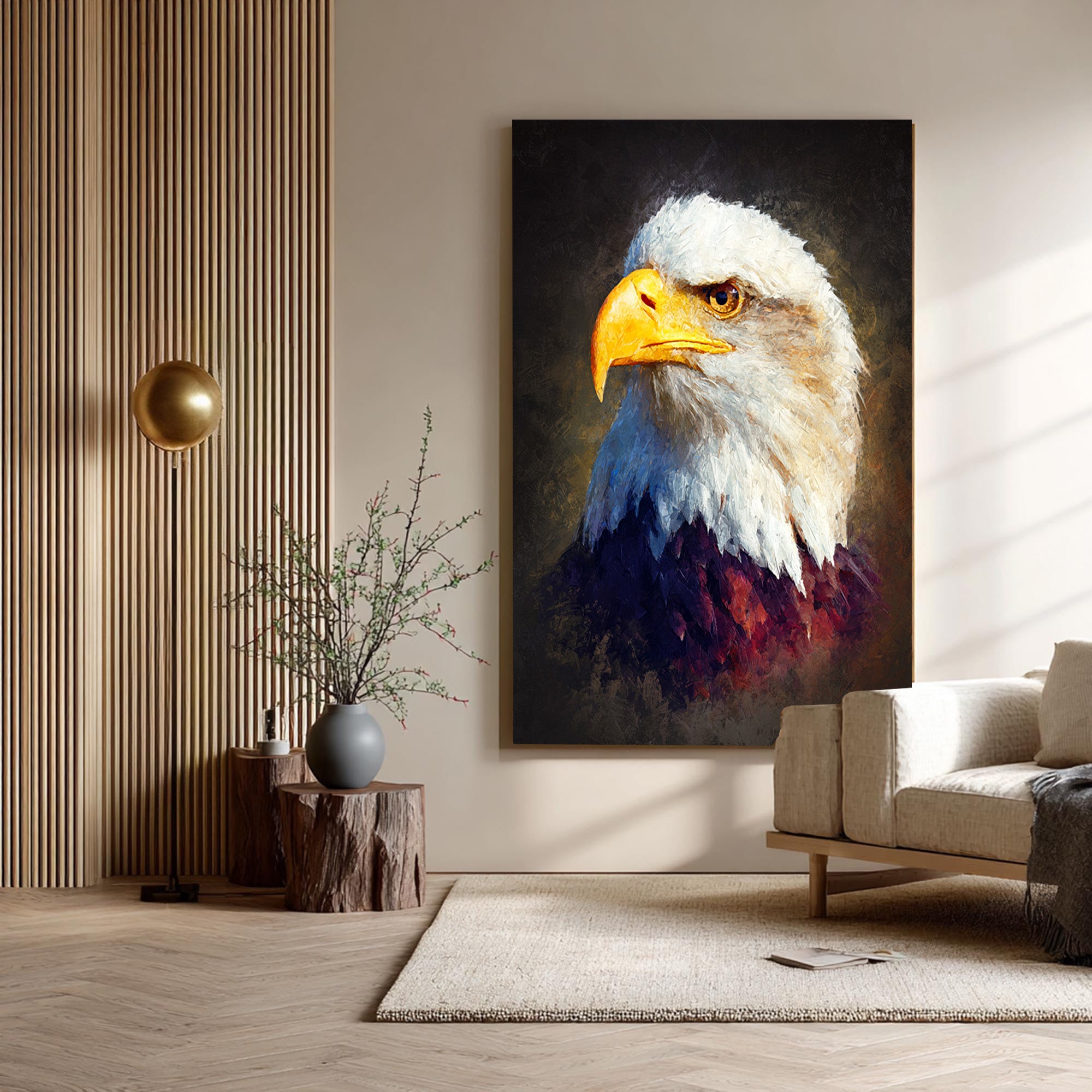 Eagle Oil Painting--#G11