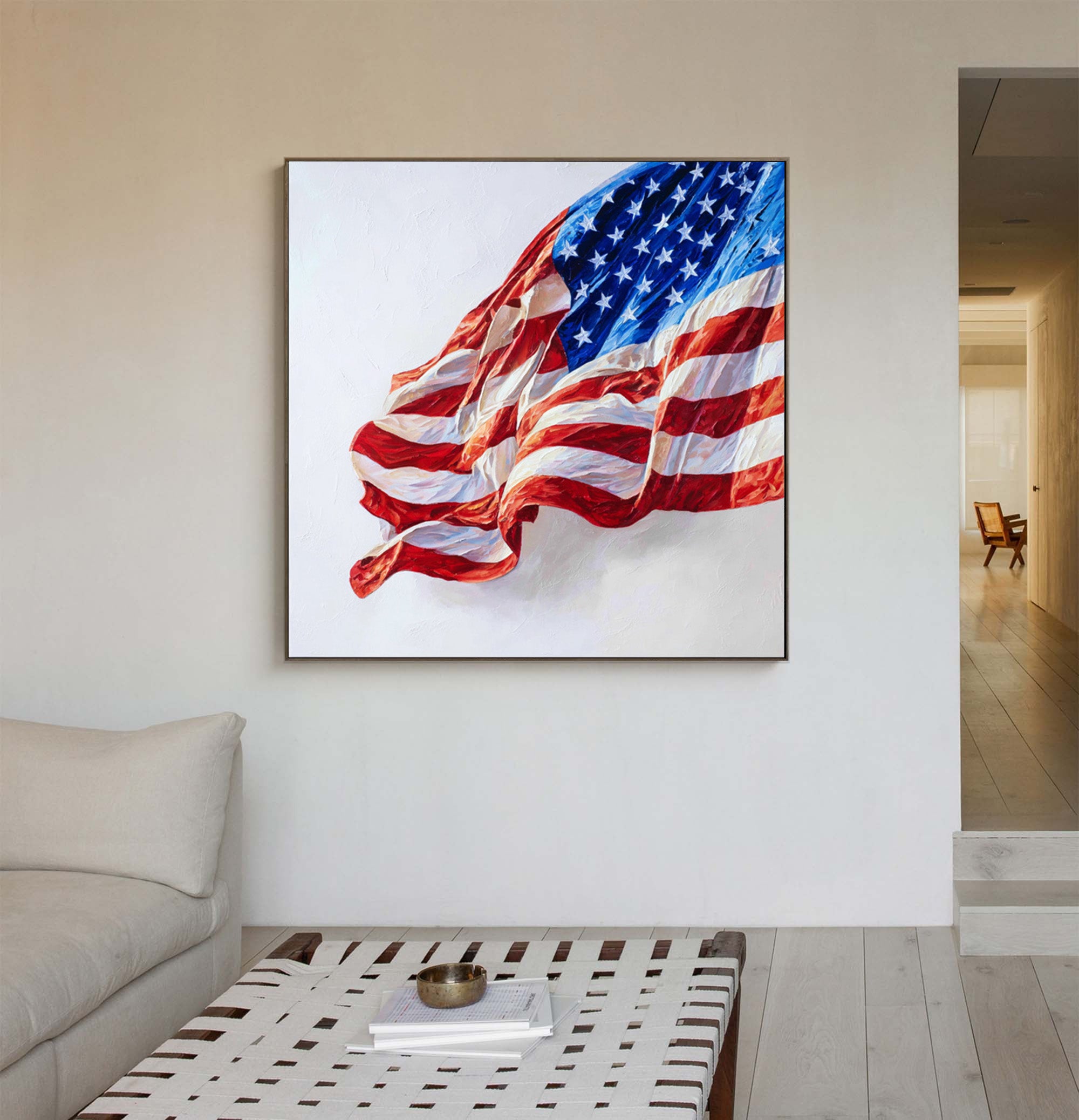 American Flag Art--U05
