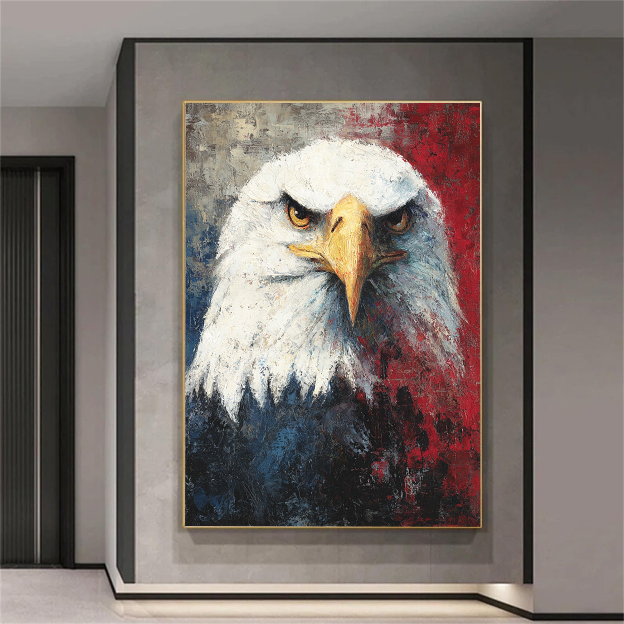 Eagle Oil Painting--#G12