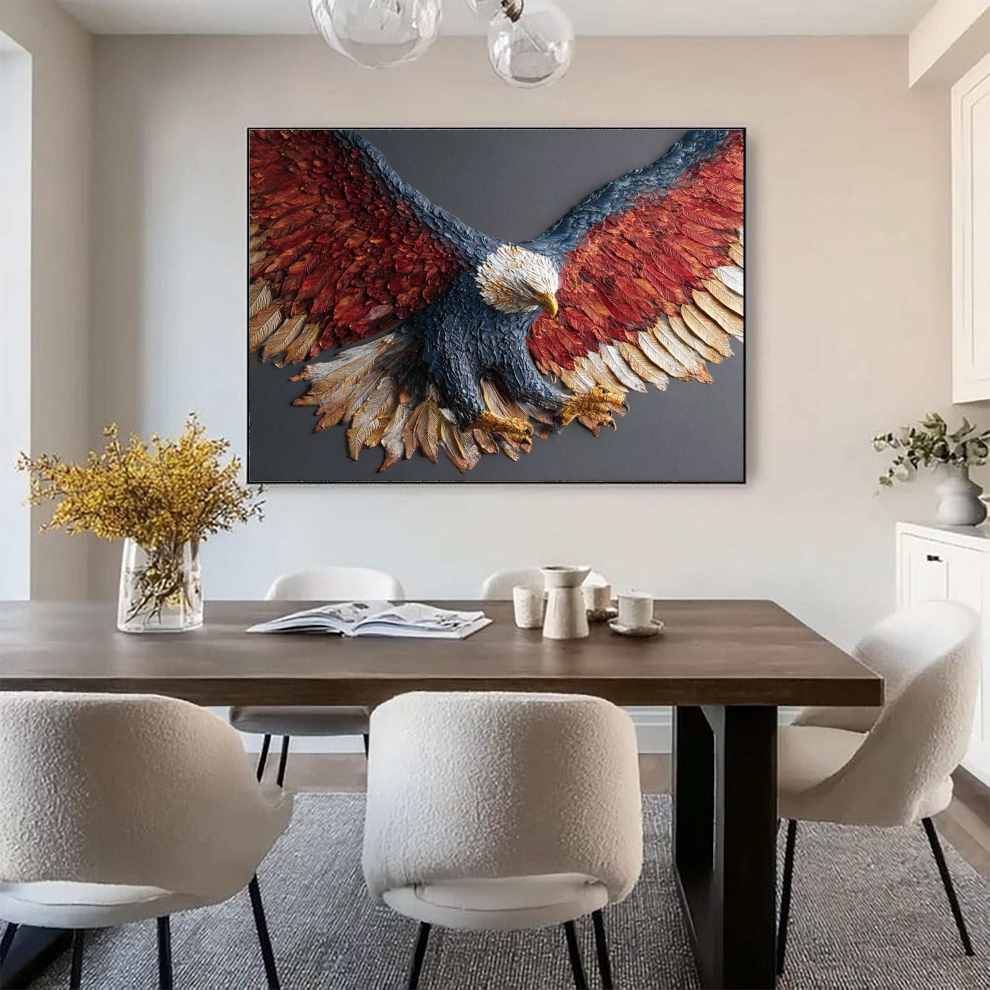 Eagle Oil Painting--#G01
