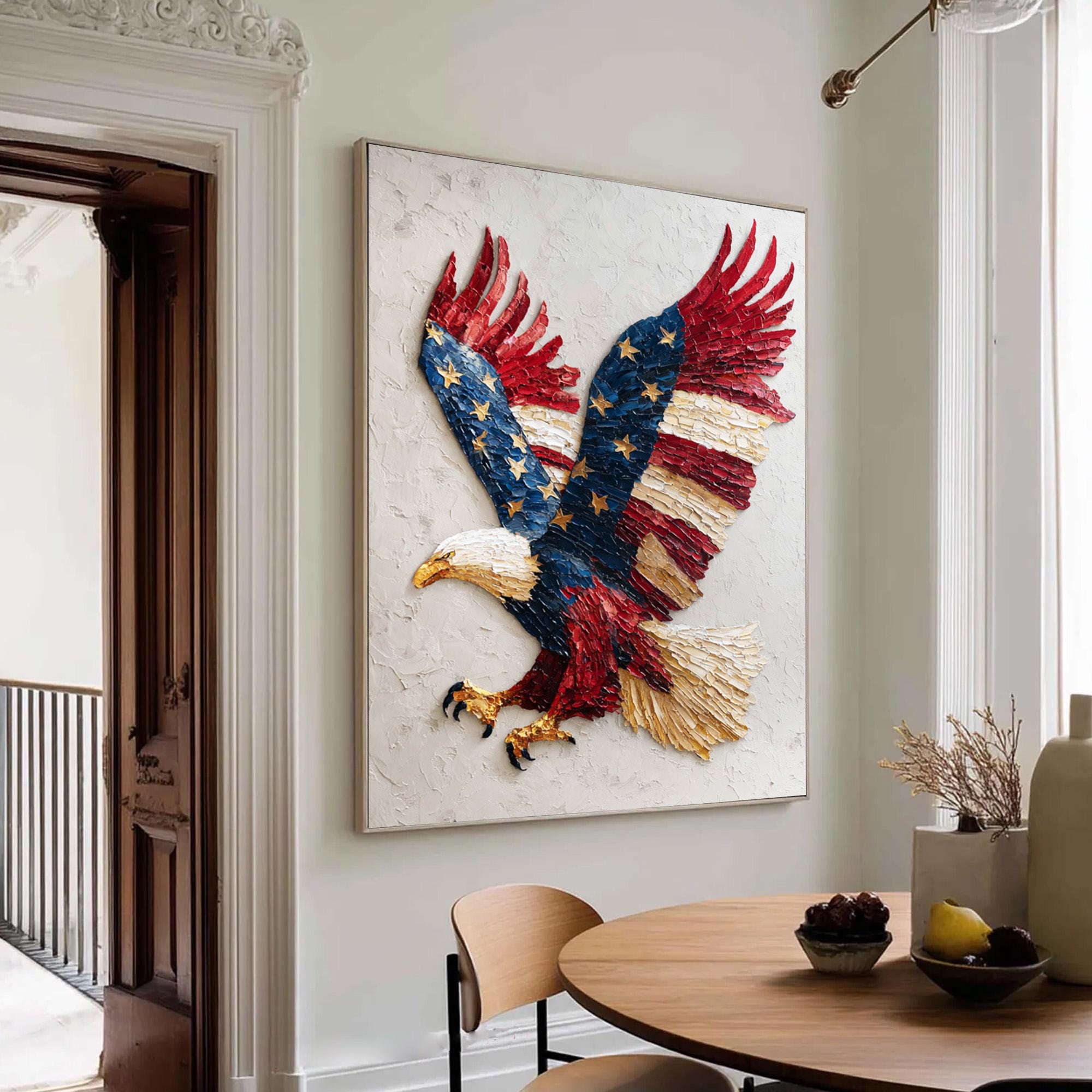 Eagle Oil Painting--#G03