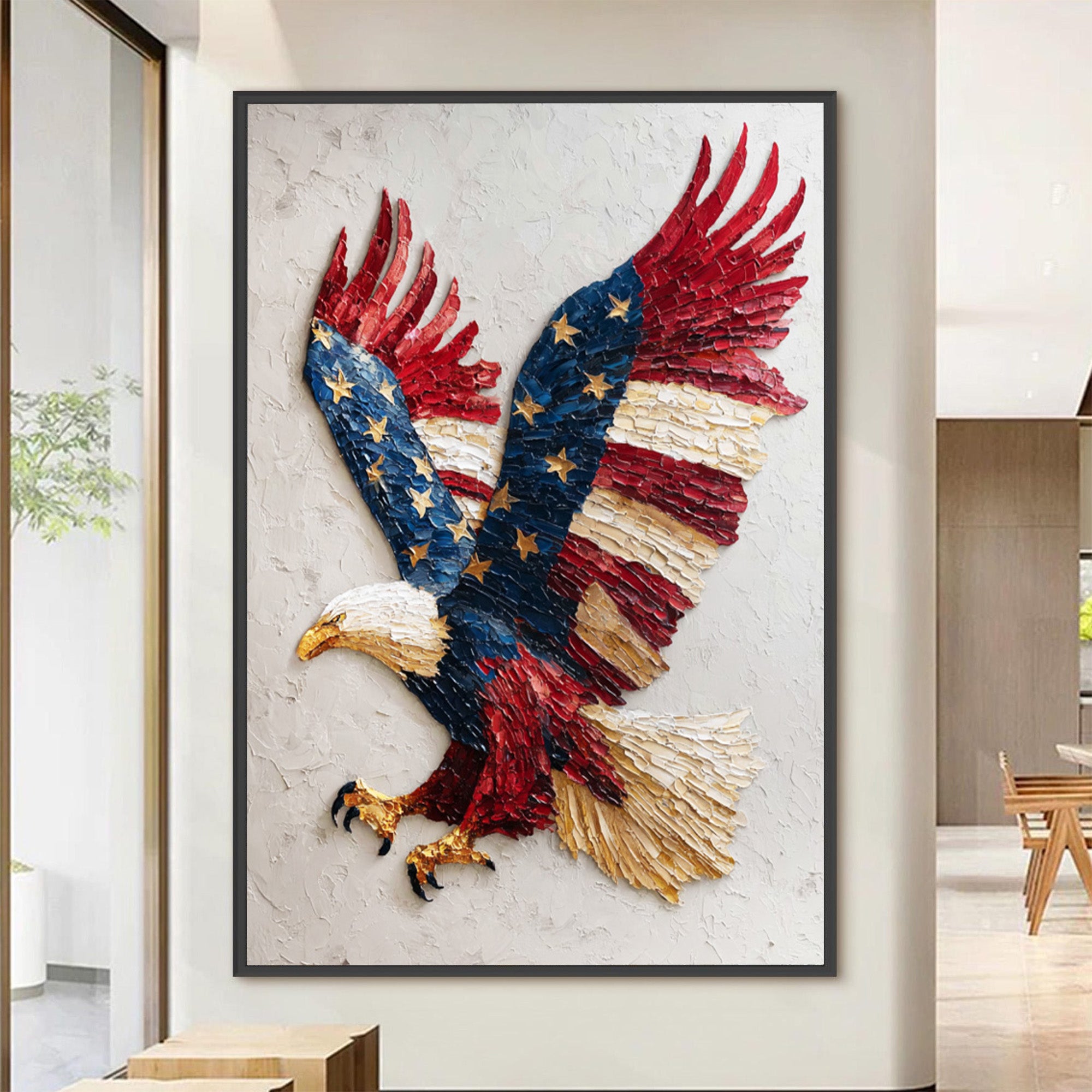 Eagle Oil Painting--#G03