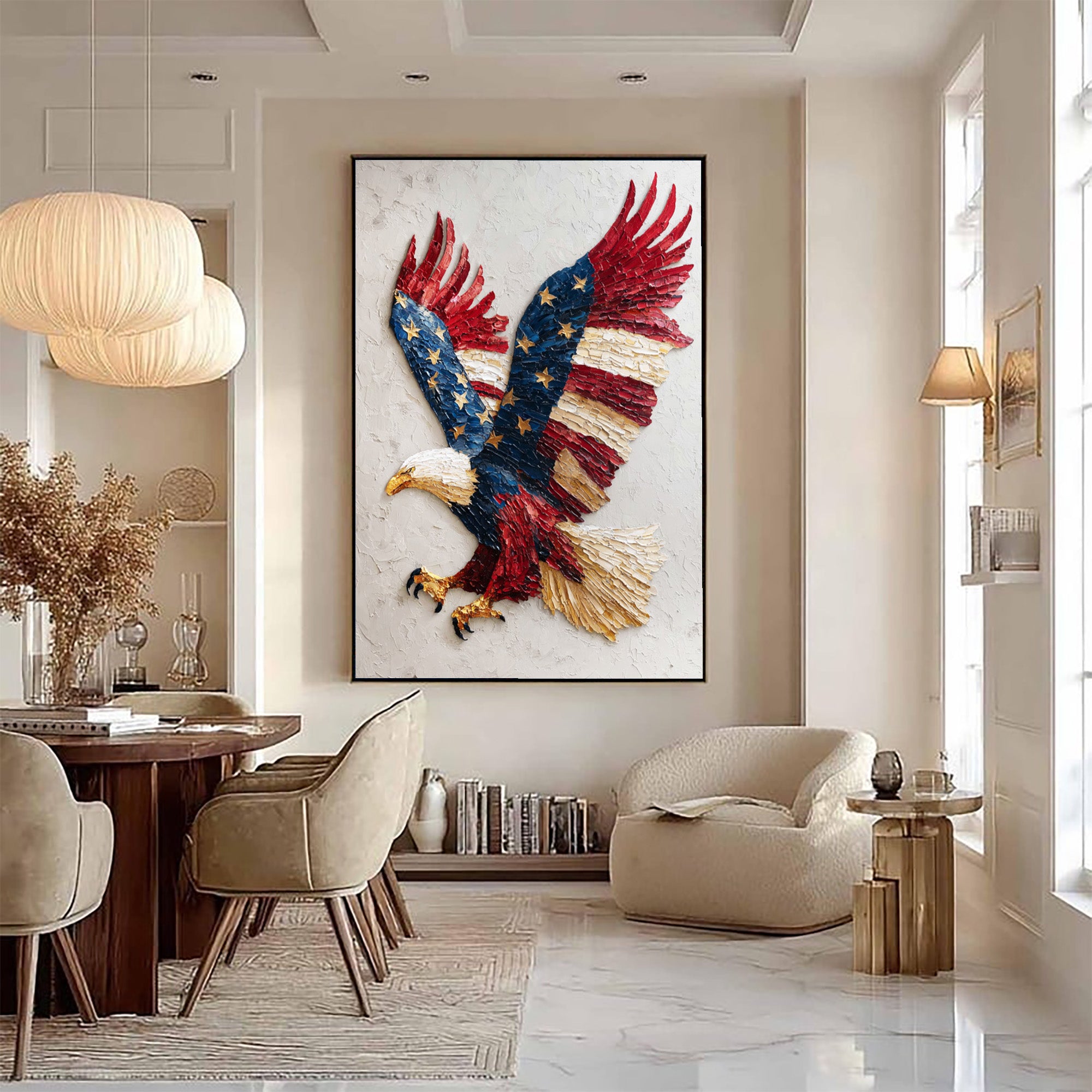 Eagle Oil Painting--#G03