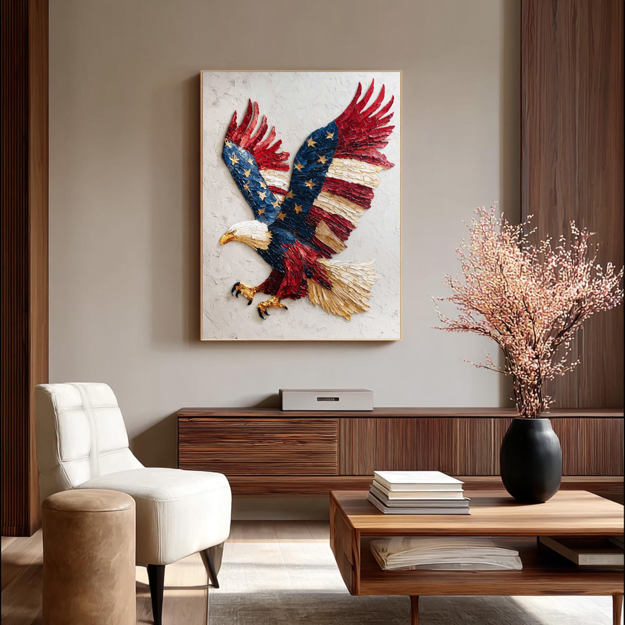 Eagle Oil Painting--#G03