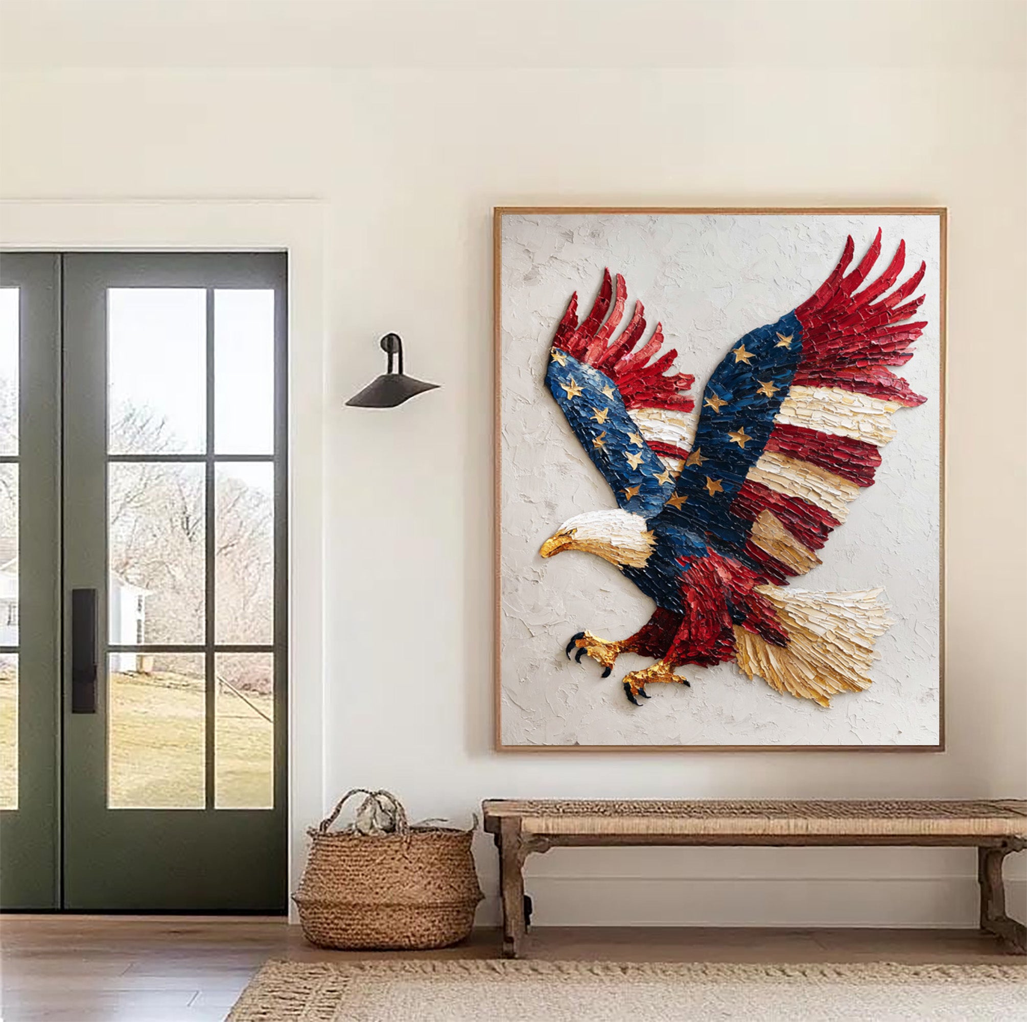 Eagle Oil Painting--#G03