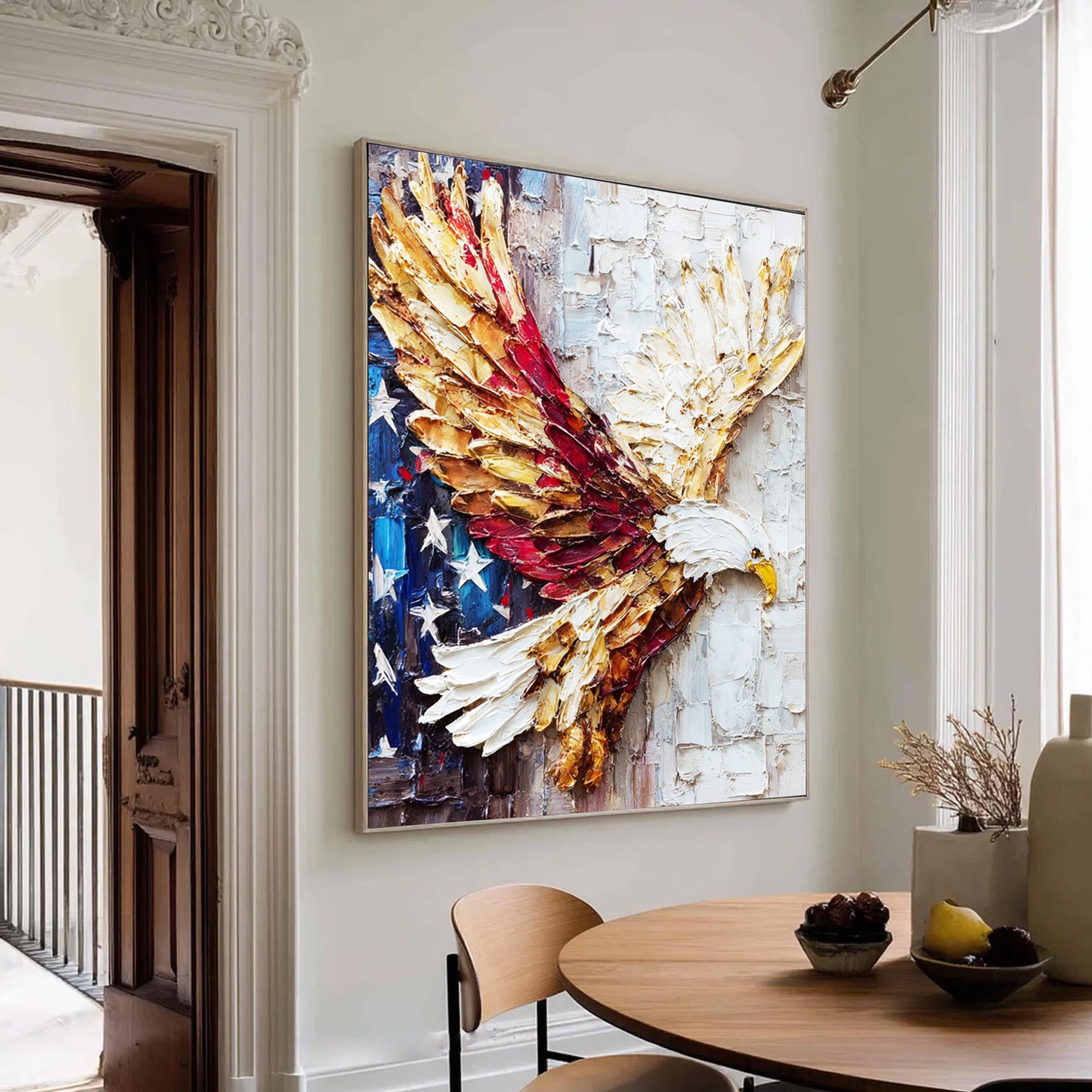 Eagle Oil Painting--#G04