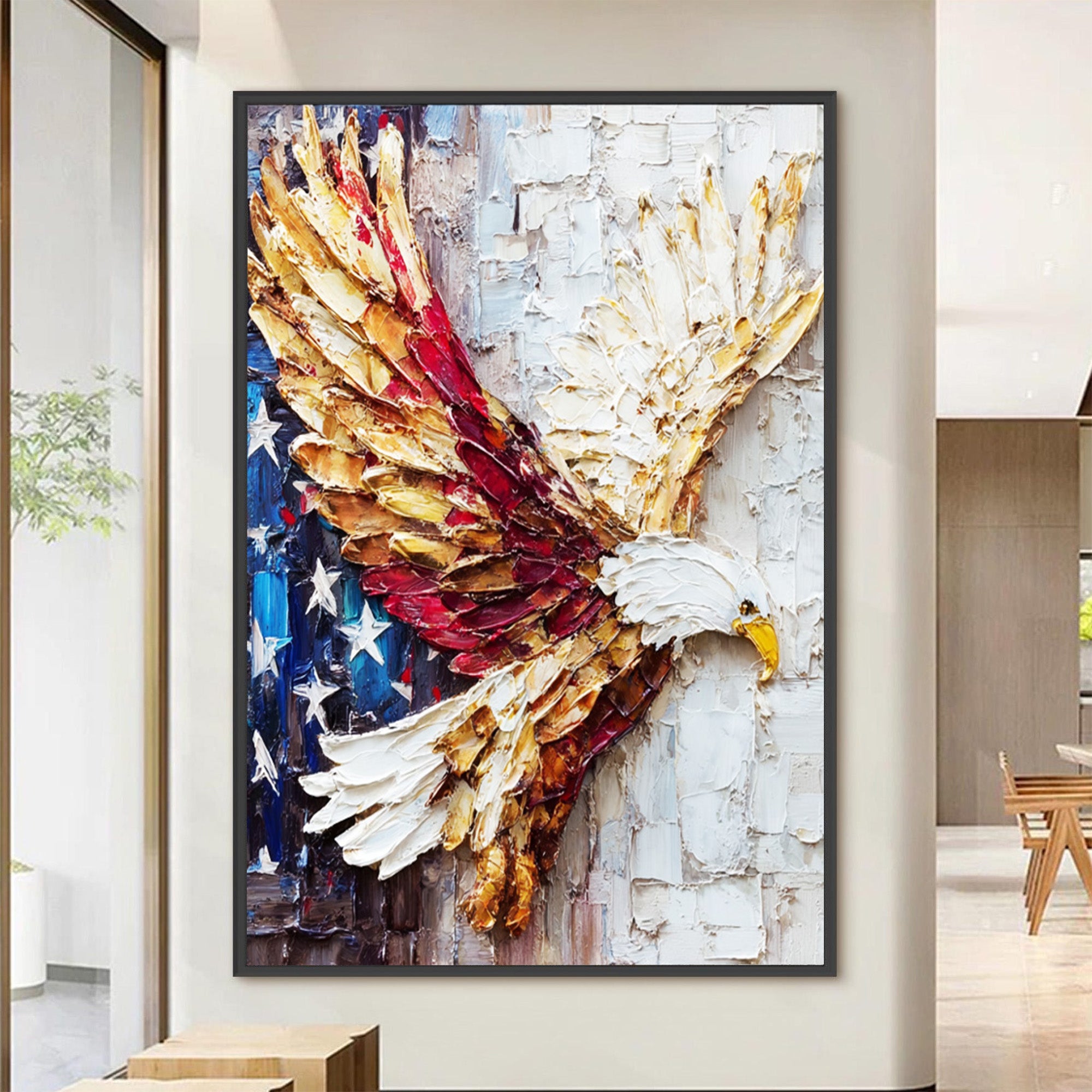 Eagle Oil Painting--#G04