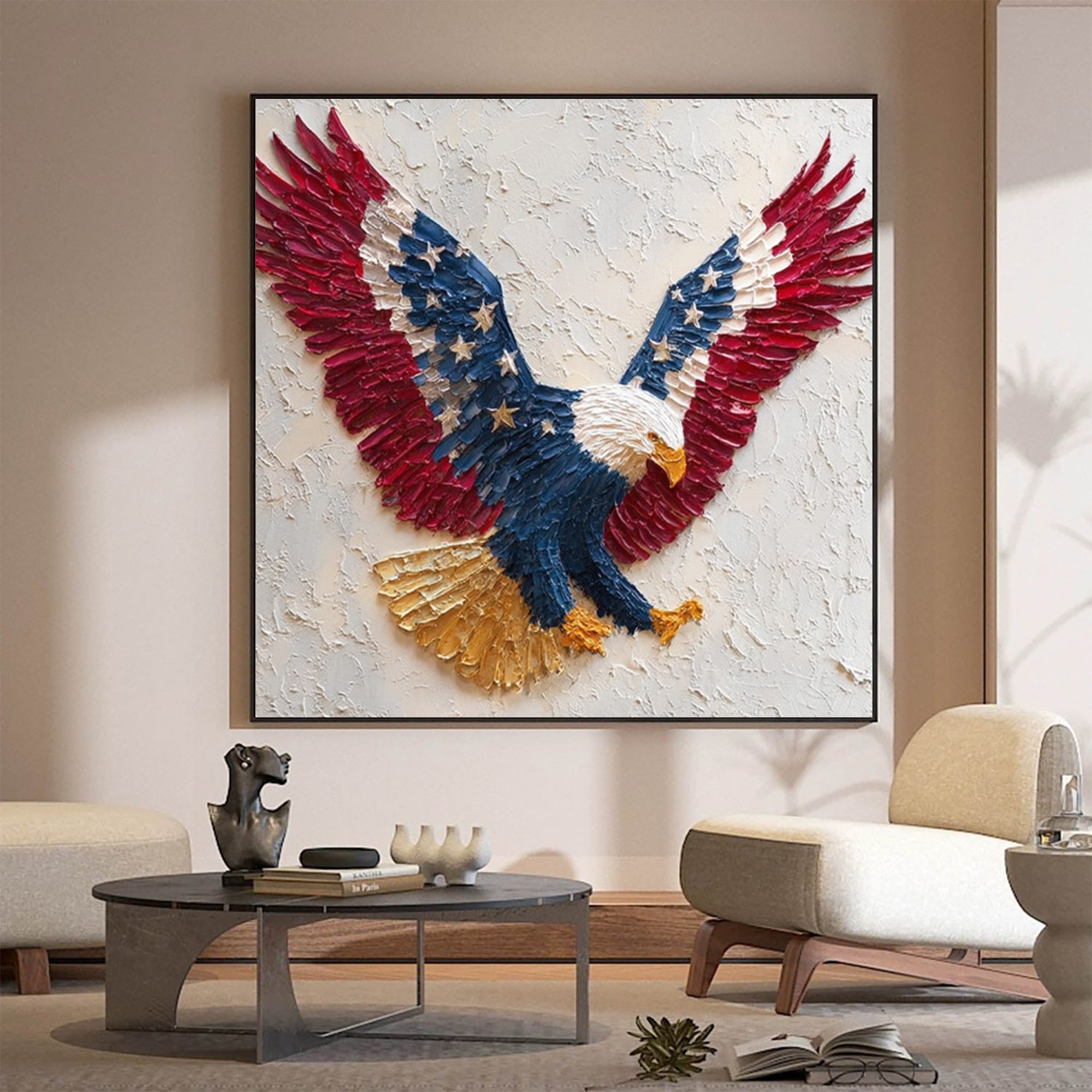 Eagle Oil Painting--#G05