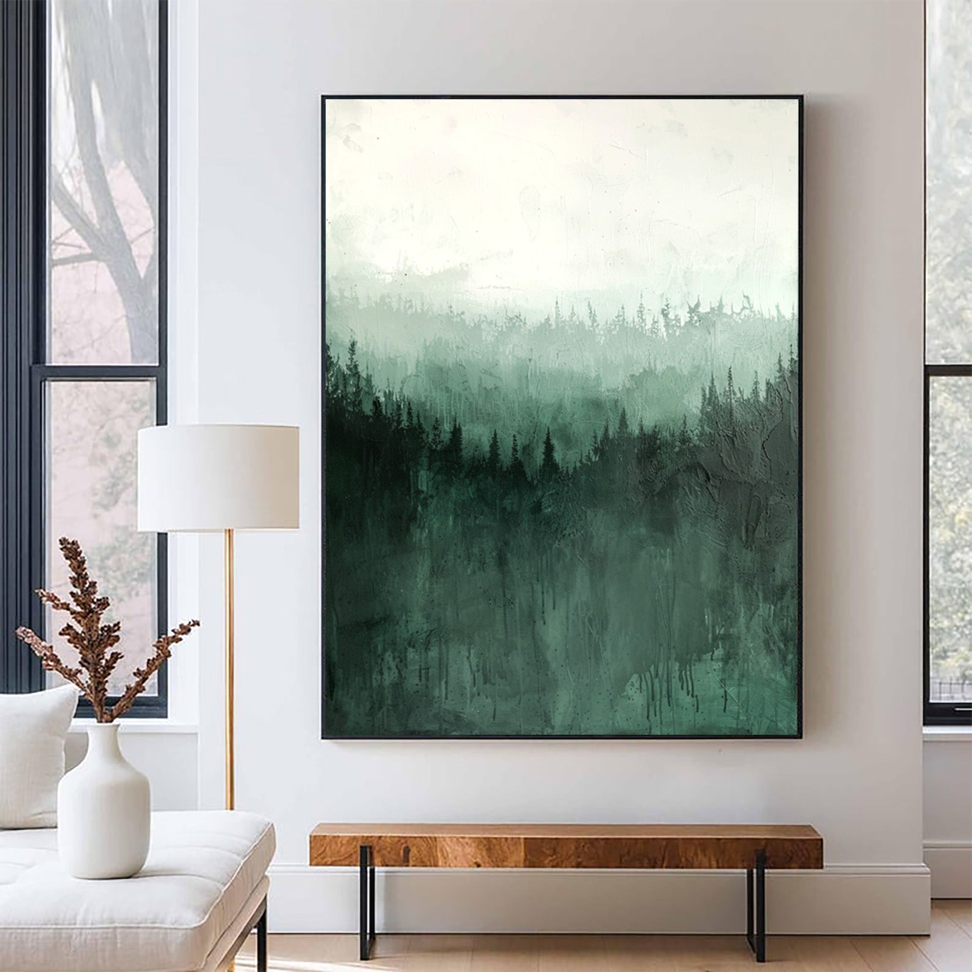 Green Forest Art--#E01
