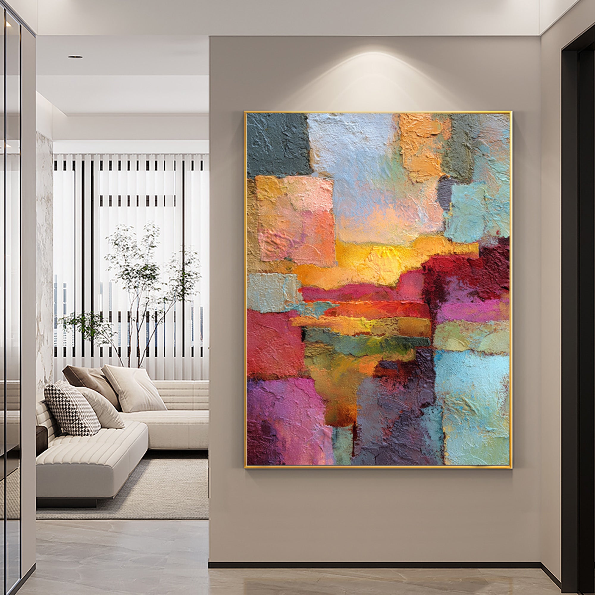 Colorful Abstract Art--TG01