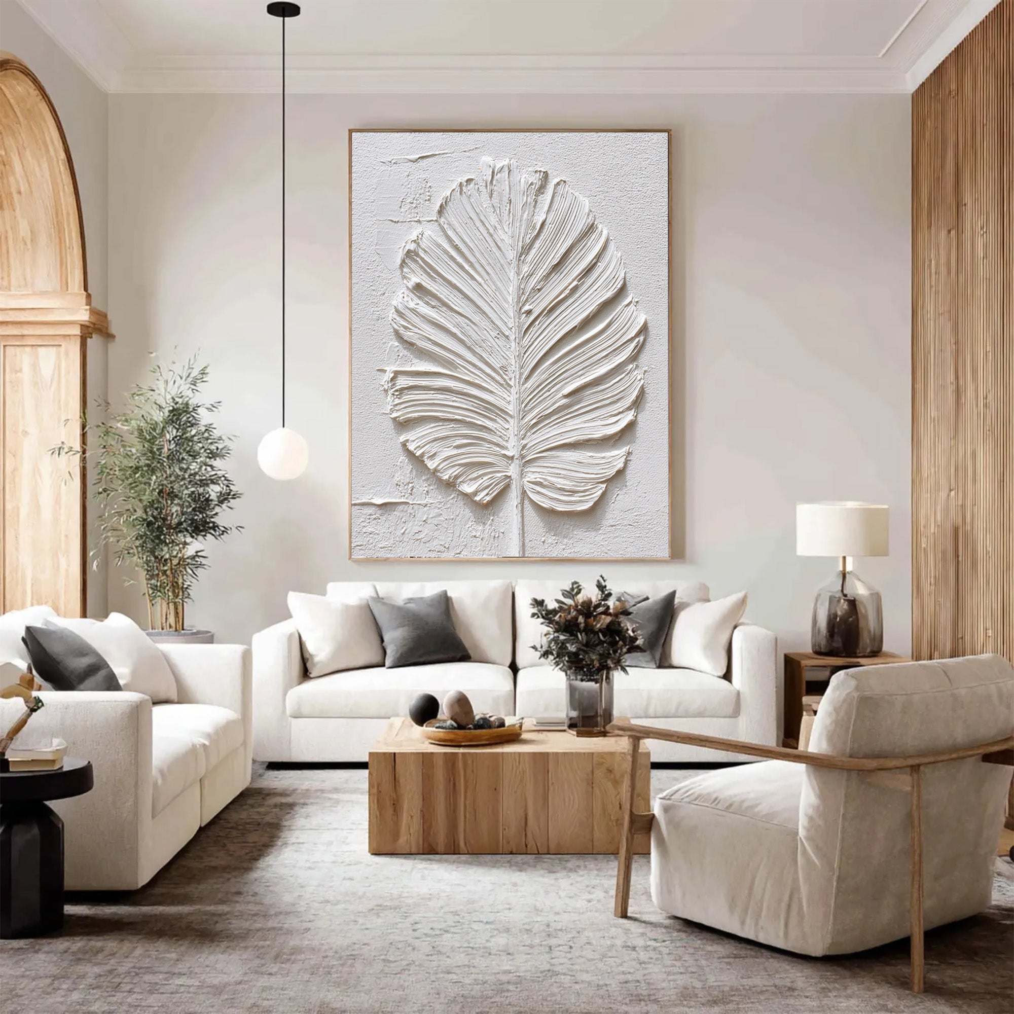 Leaf Canvas Art--#F003