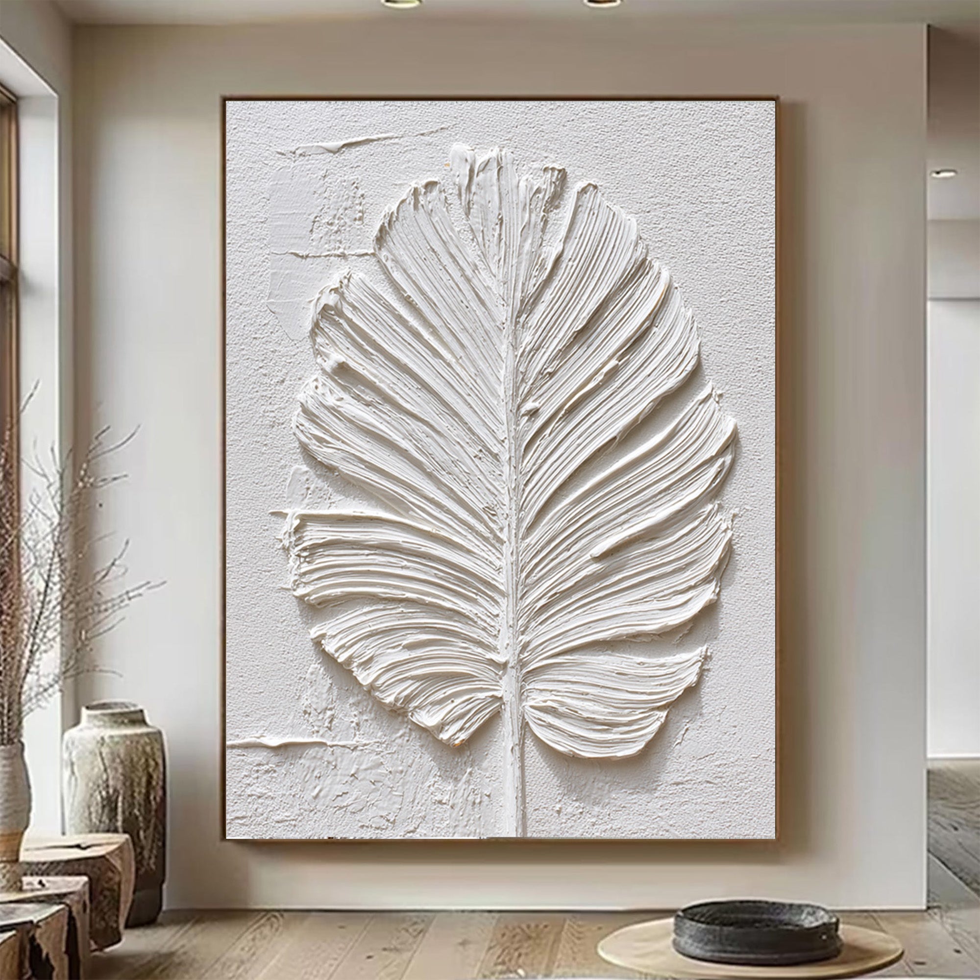 Leaf Canvas Art--#F003