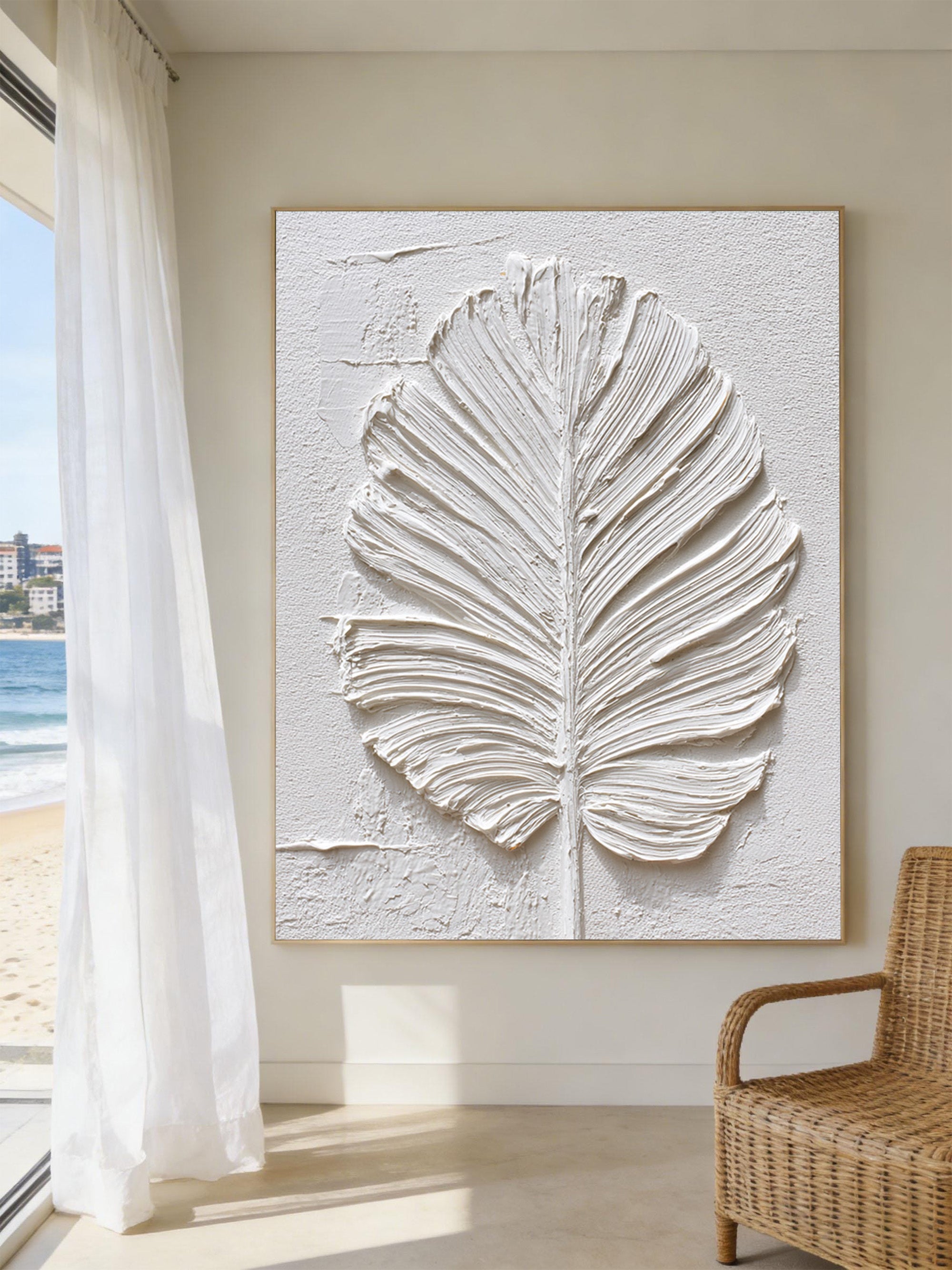 Leaf Canvas Art--#F003