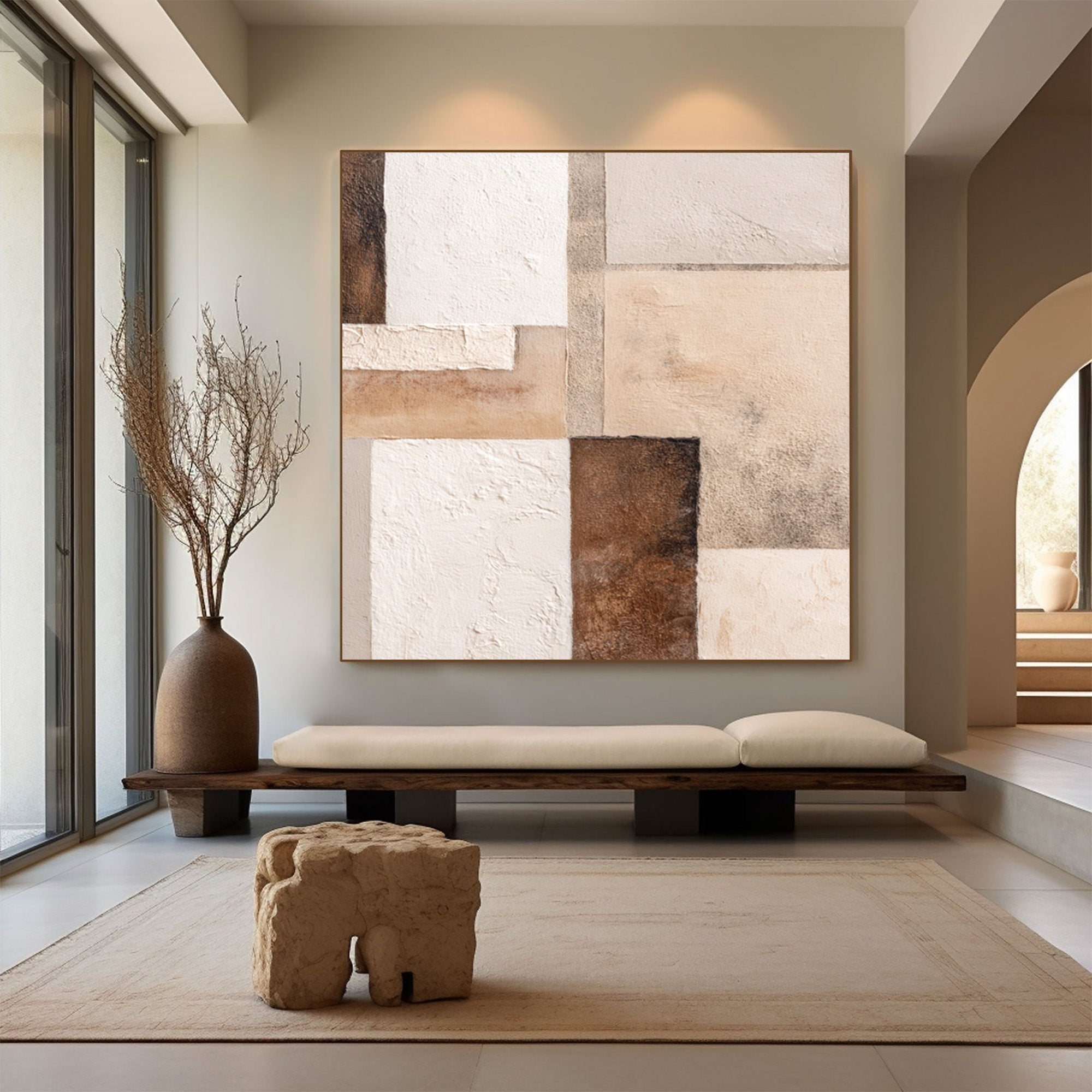 Beige Wabi Sabi--D011