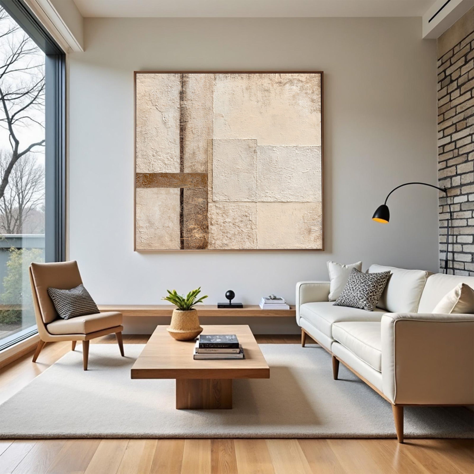 Beige Wabi Sabi--D012