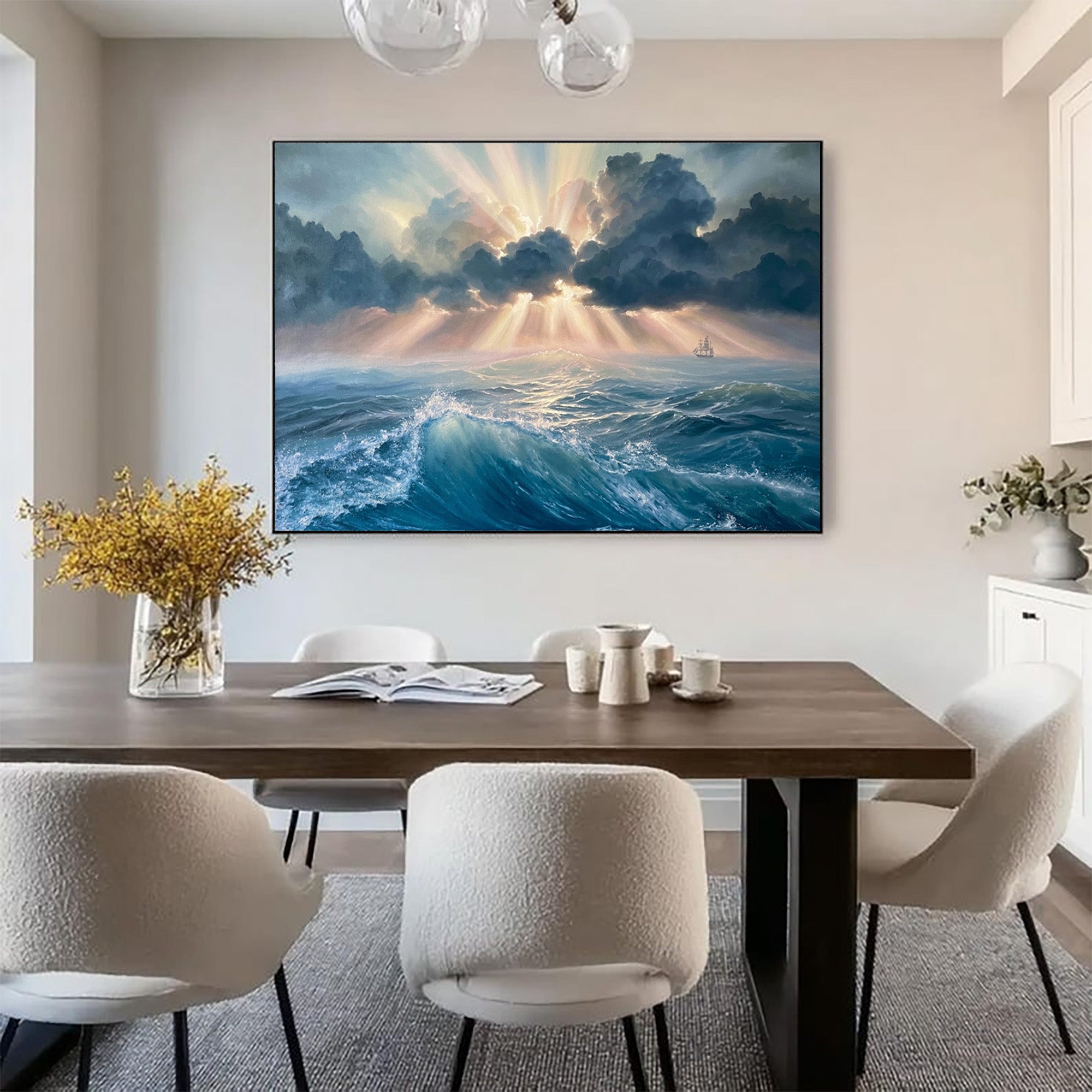 Ocean Waves Art-D008