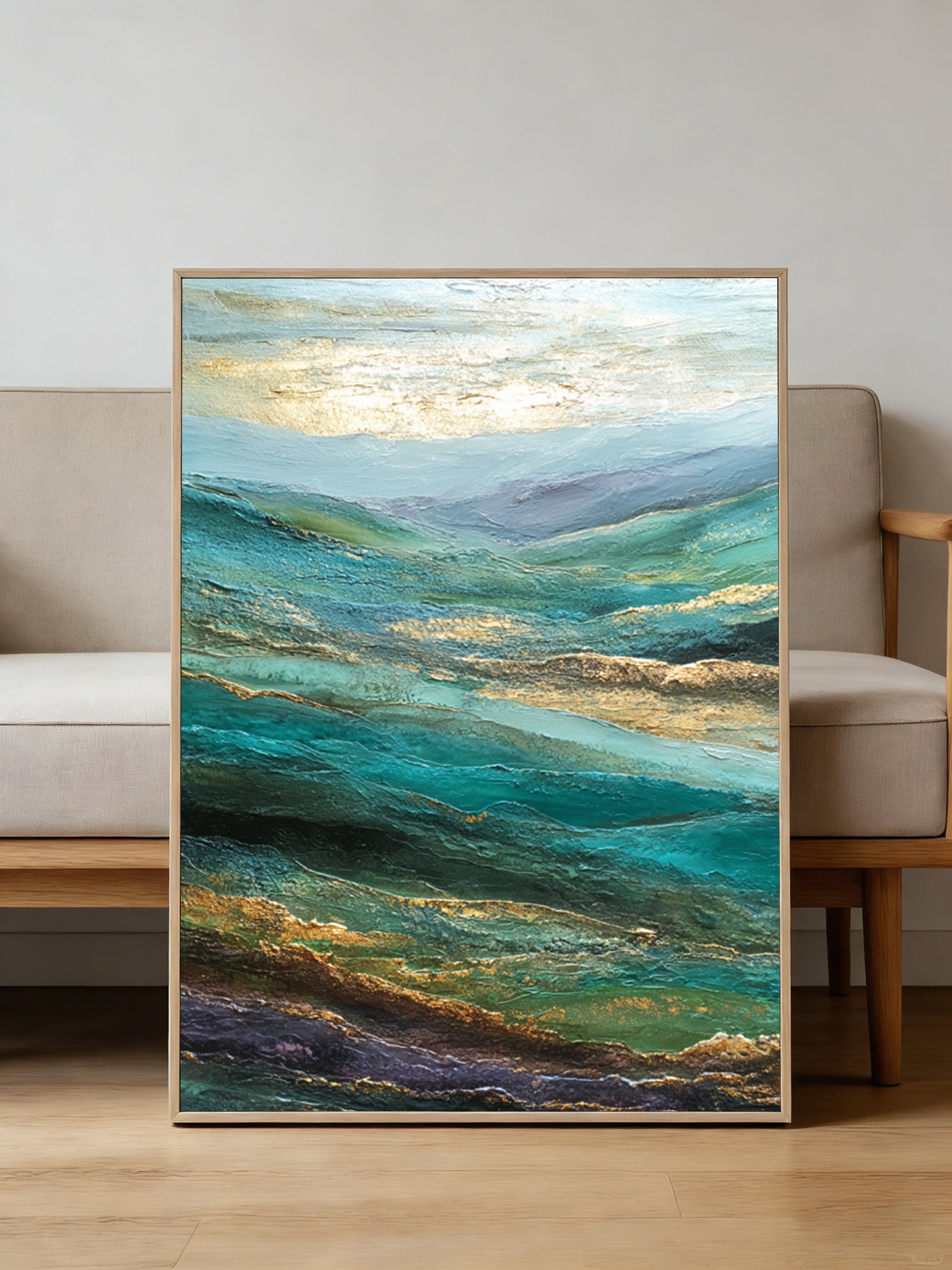 Abstract Mountain Art--XR001