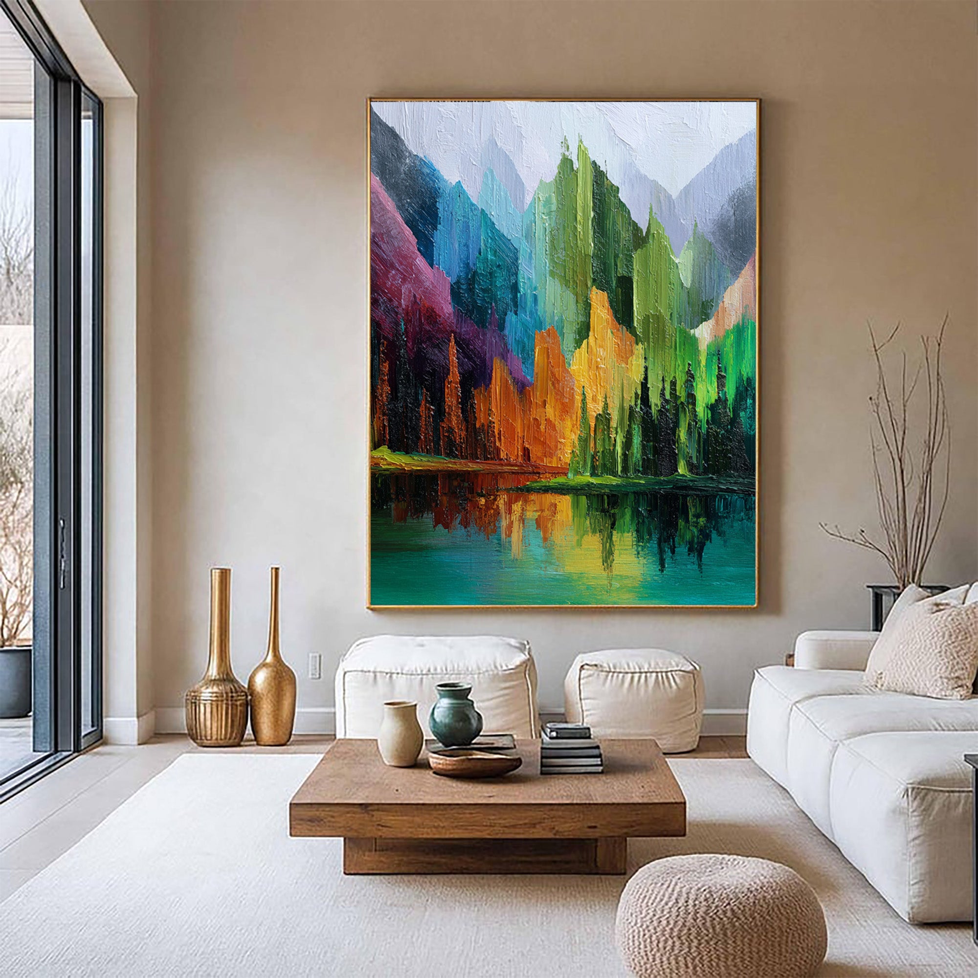 Colorful Mountain Art