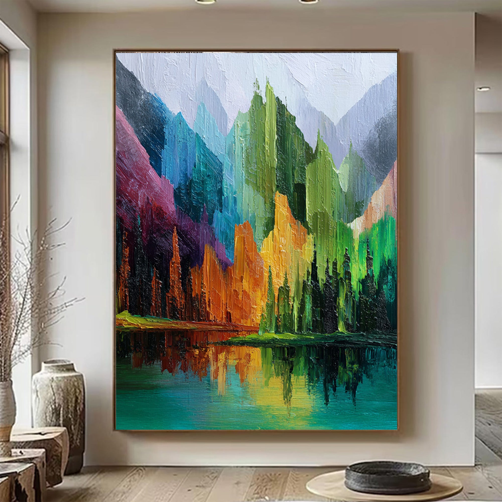 Colorful Mountain Art