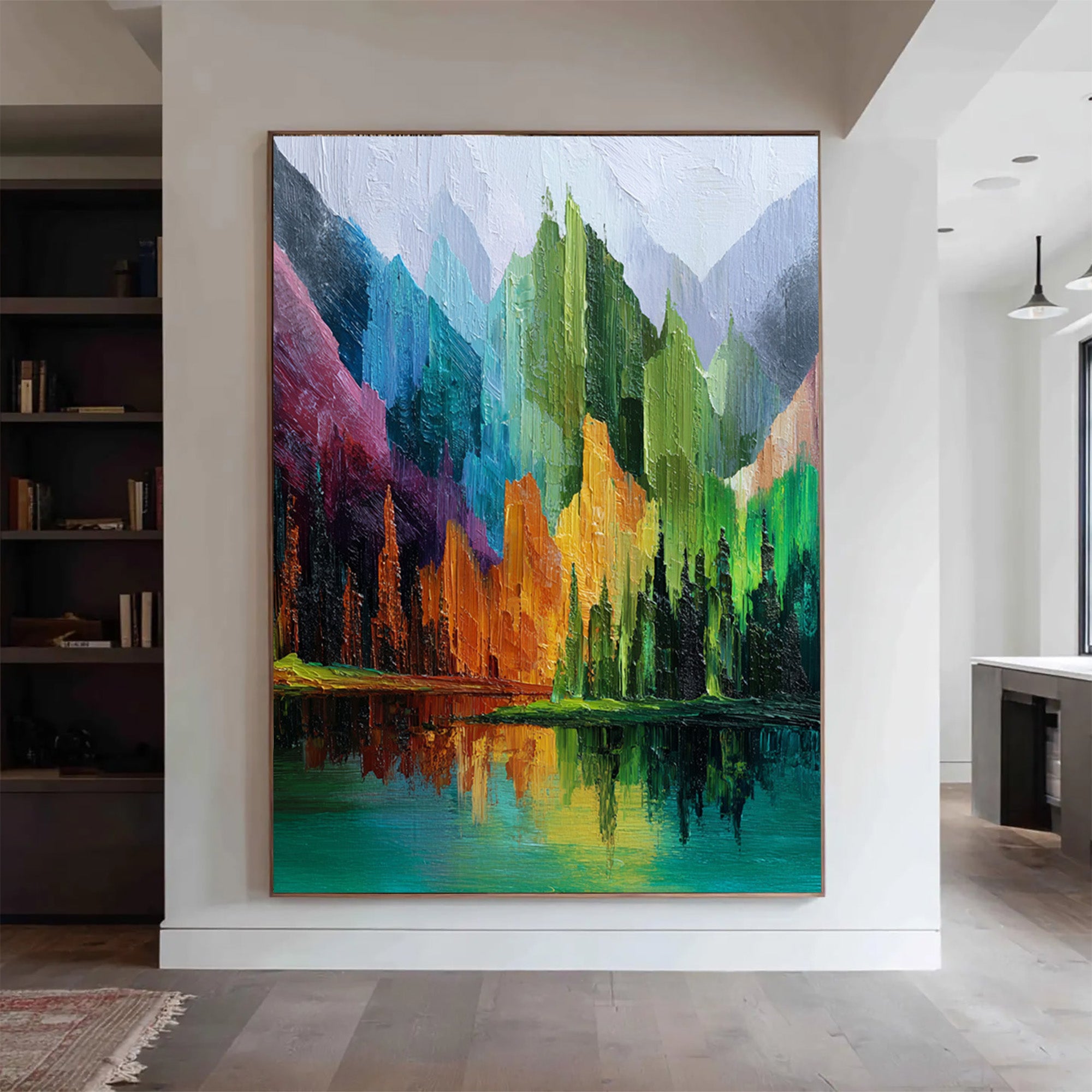 Colorful Mountain Art