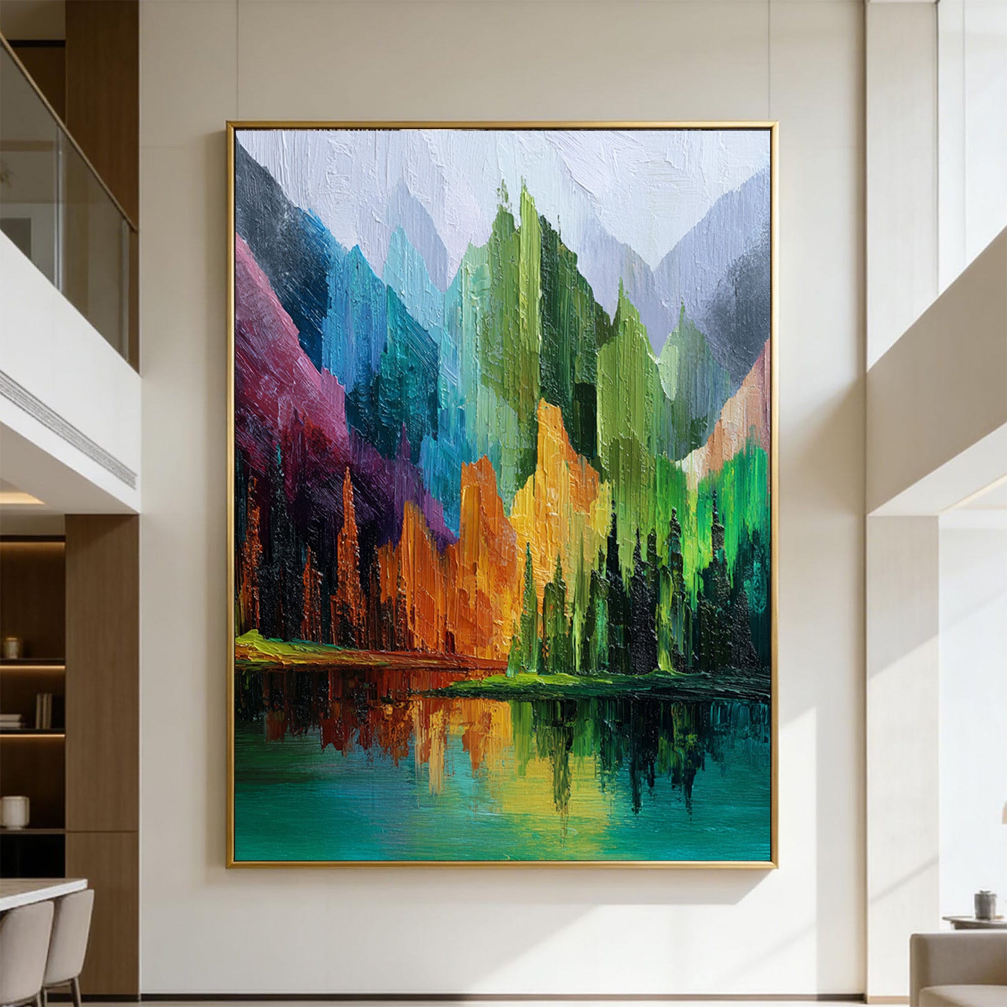 Colorful Mountain Art