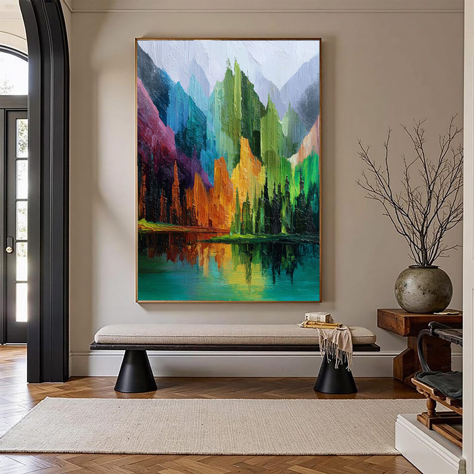 Colorful Mountain Art