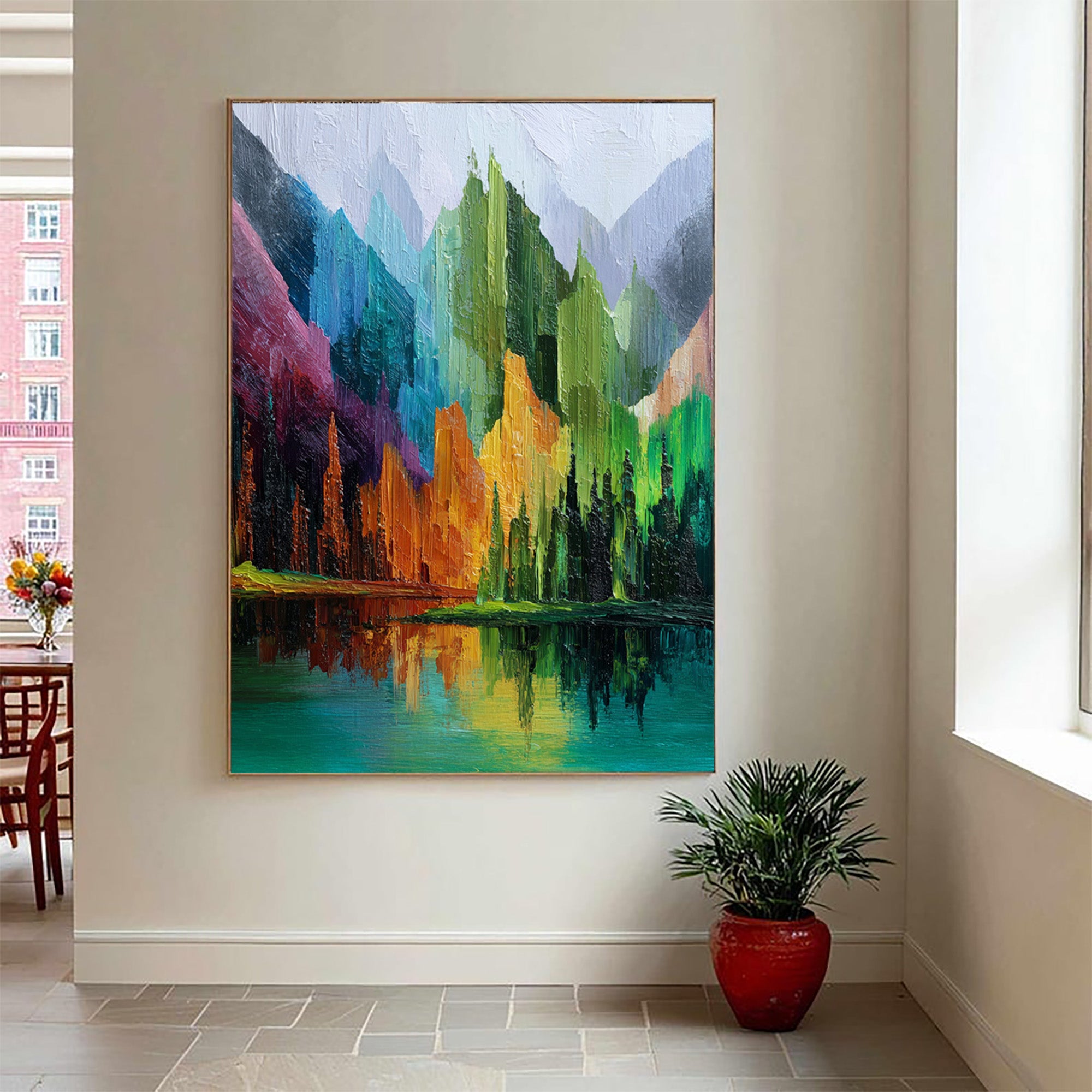 Colorful Mountain Art