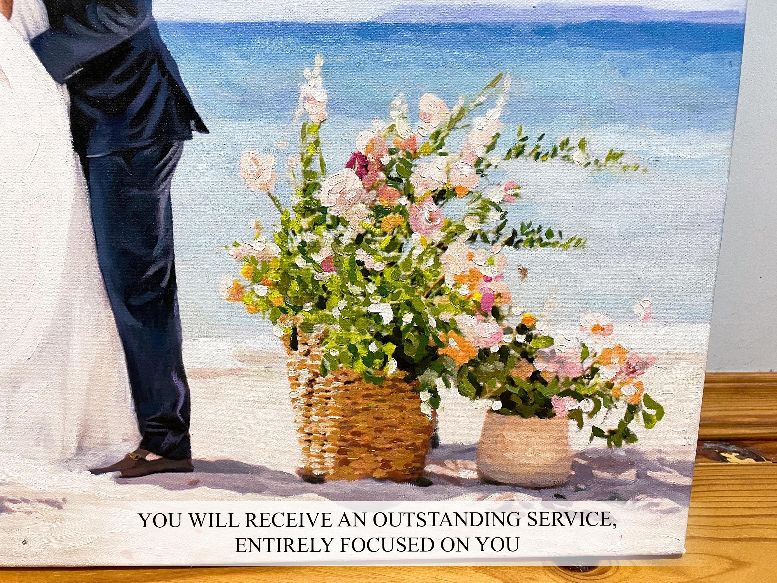 Custom wedding portrait