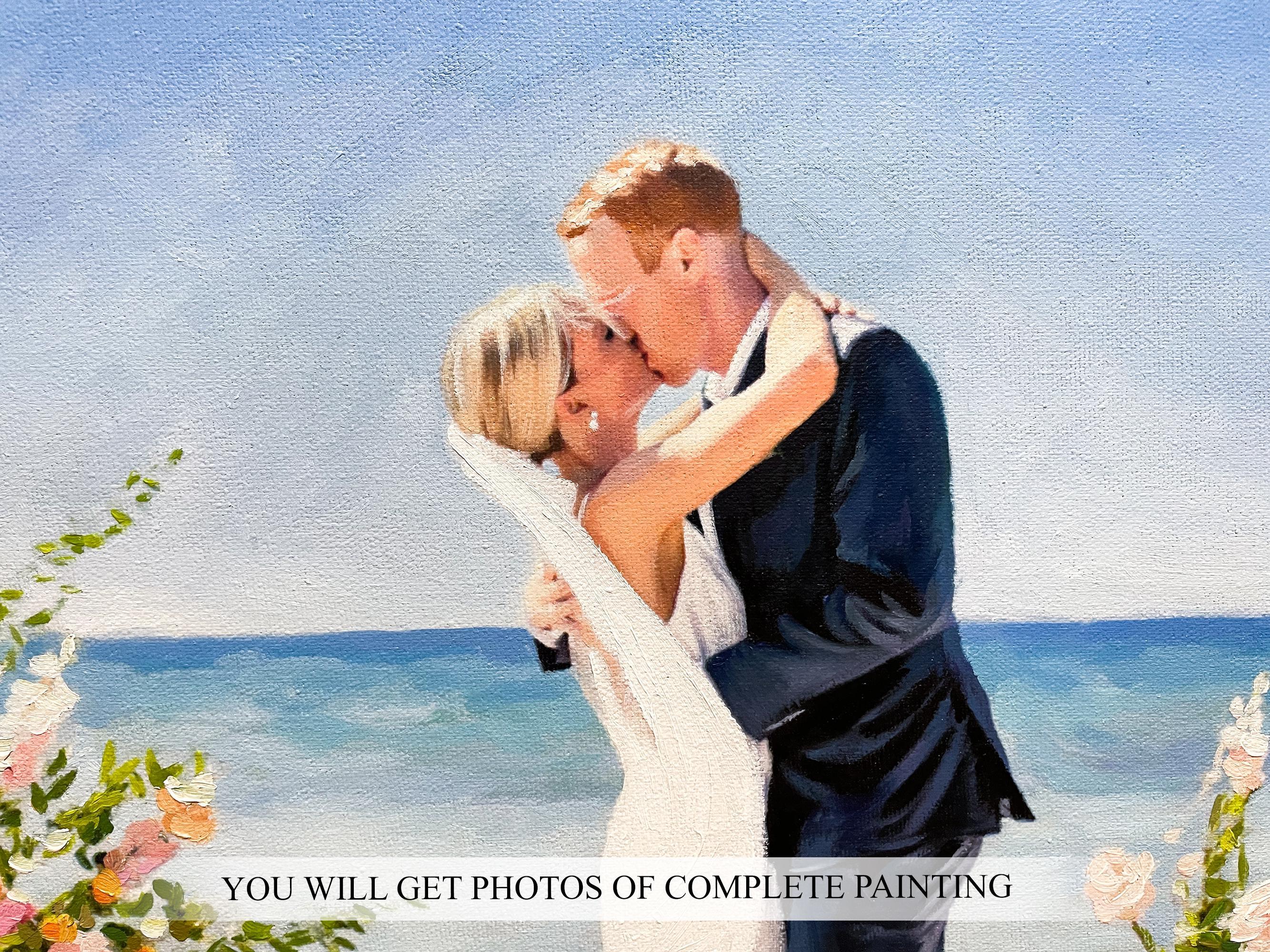 Custom wedding portrait