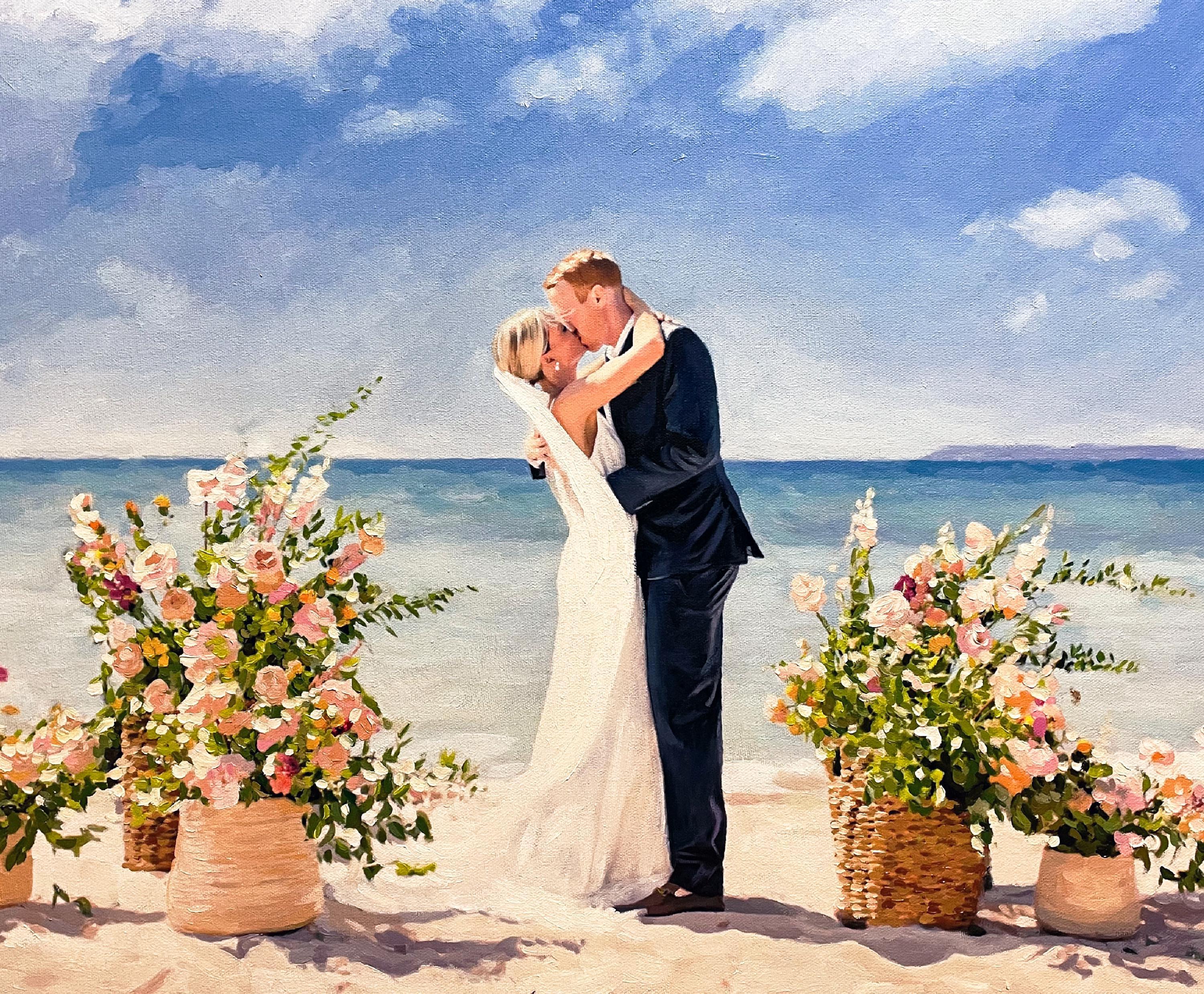 Custom wedding portrait